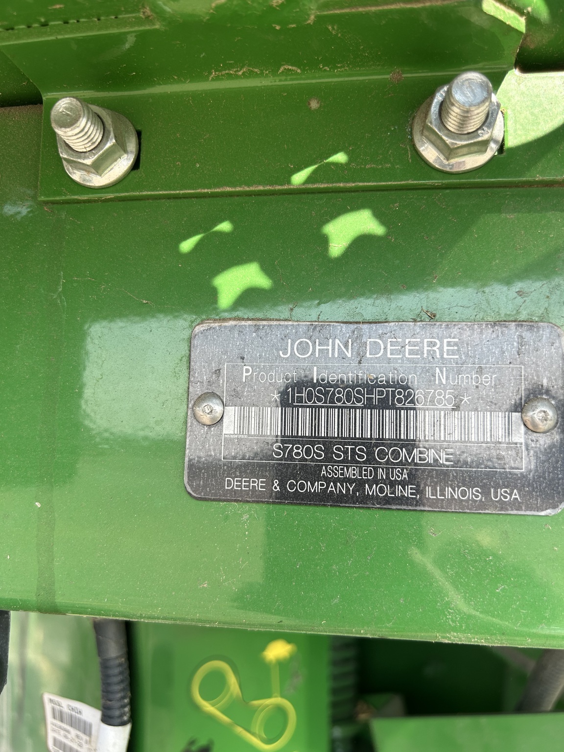 2023 John Deere S780 Combine