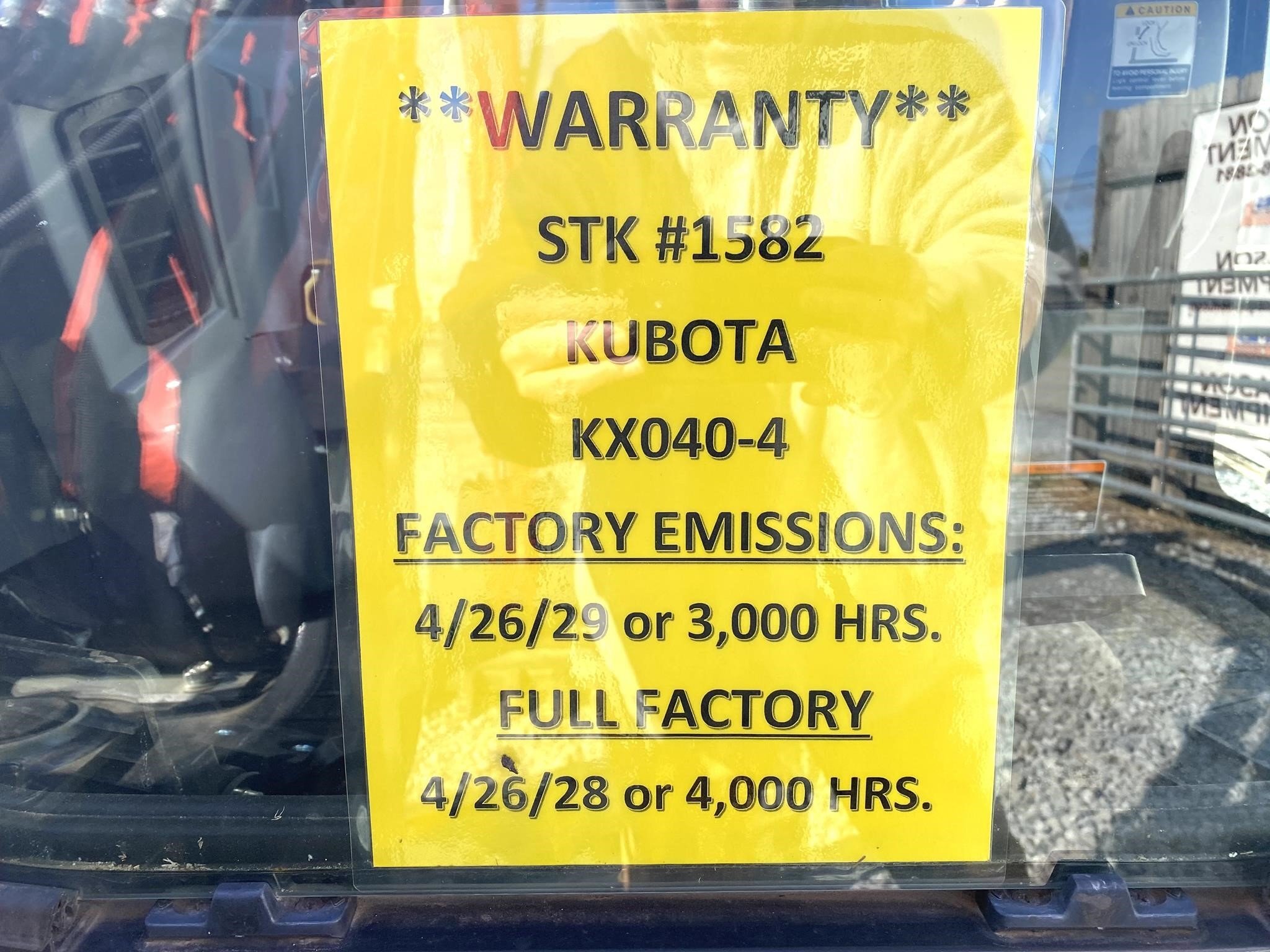 2024 Kubota KX040-4 Mini Excavator