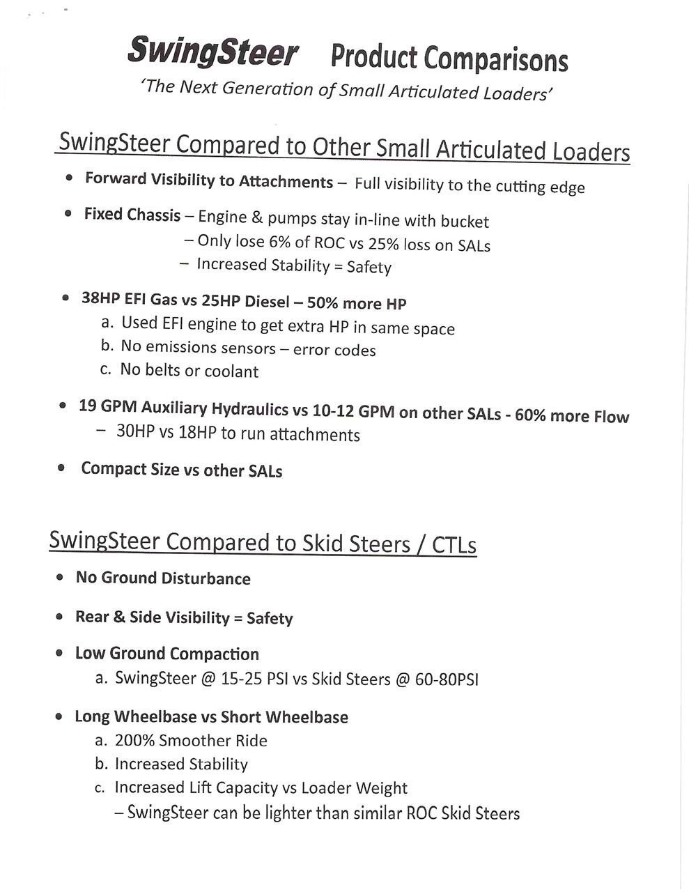 2025 MAC Company LLC Swingsteer Skid Steer