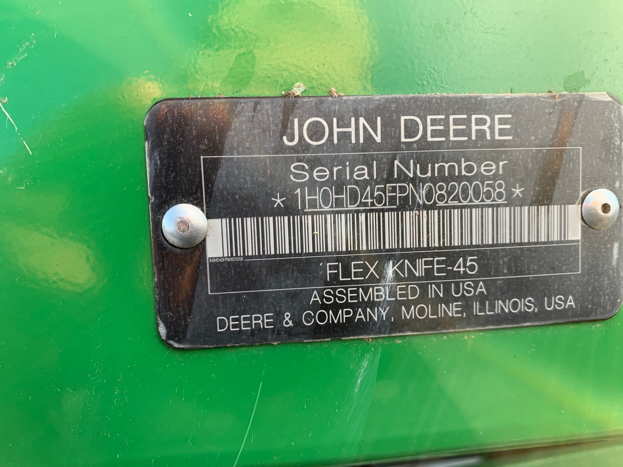 2022 John Deere HD45F Platform