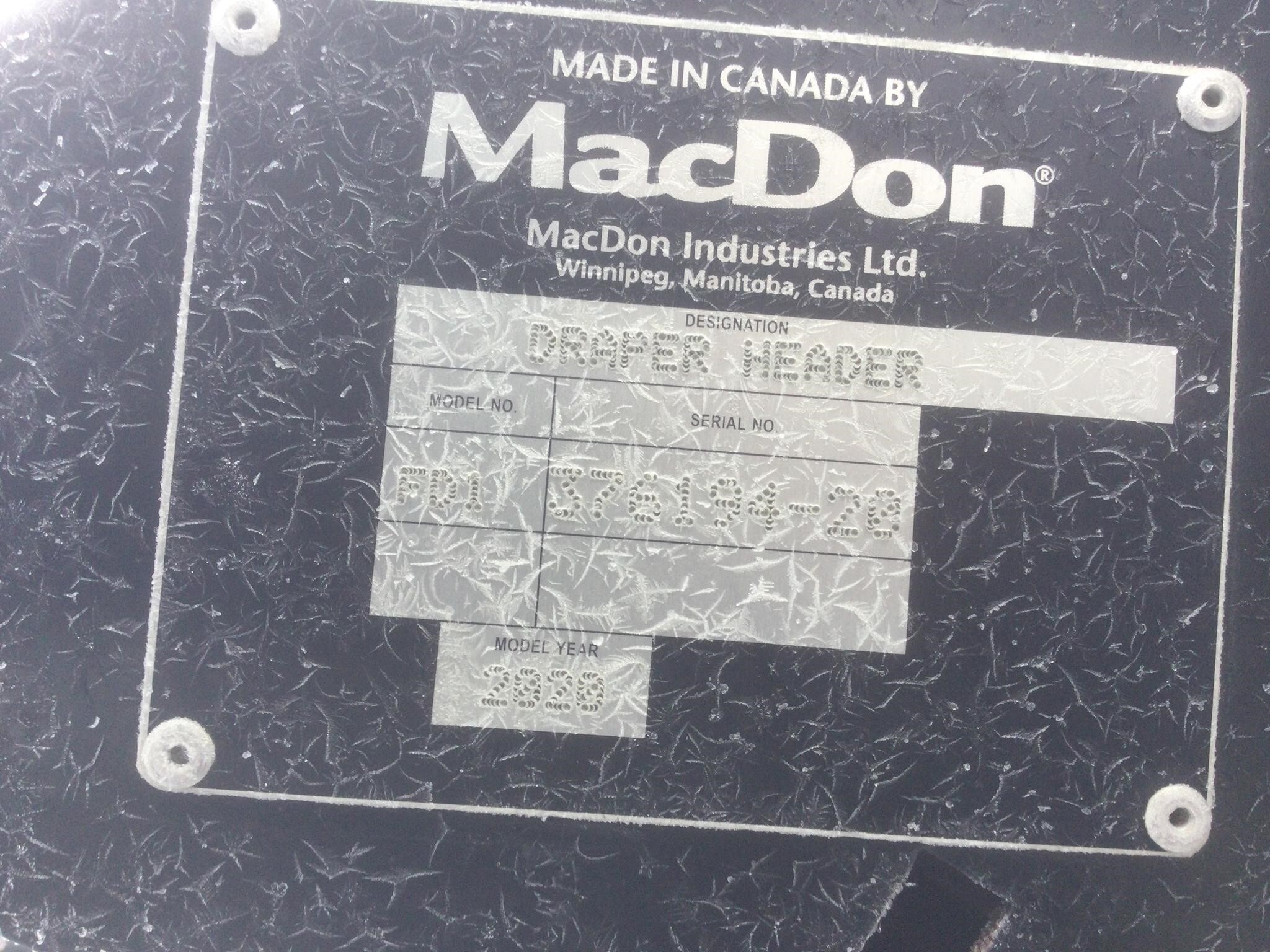 2020 MacDon FD140 Platform