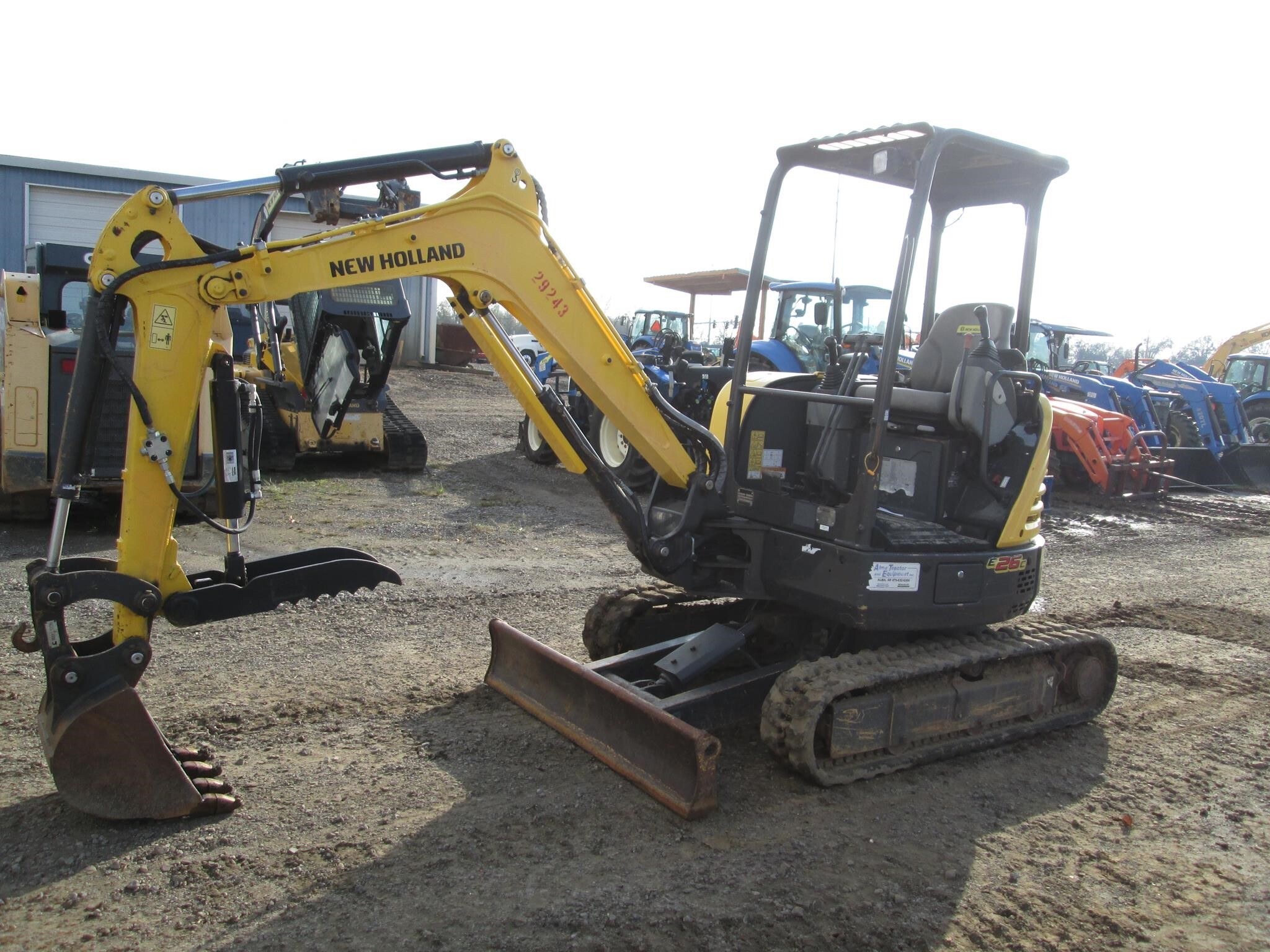 2020 New Holland E26C Mini Excavator