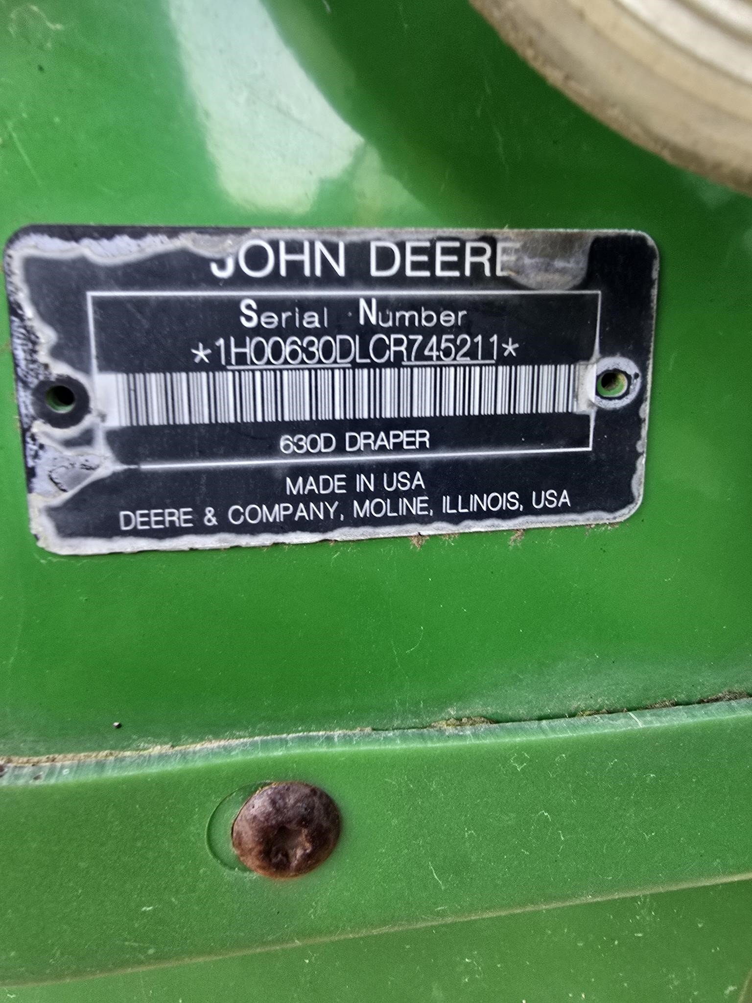 2012 John Deere 630D Platform
