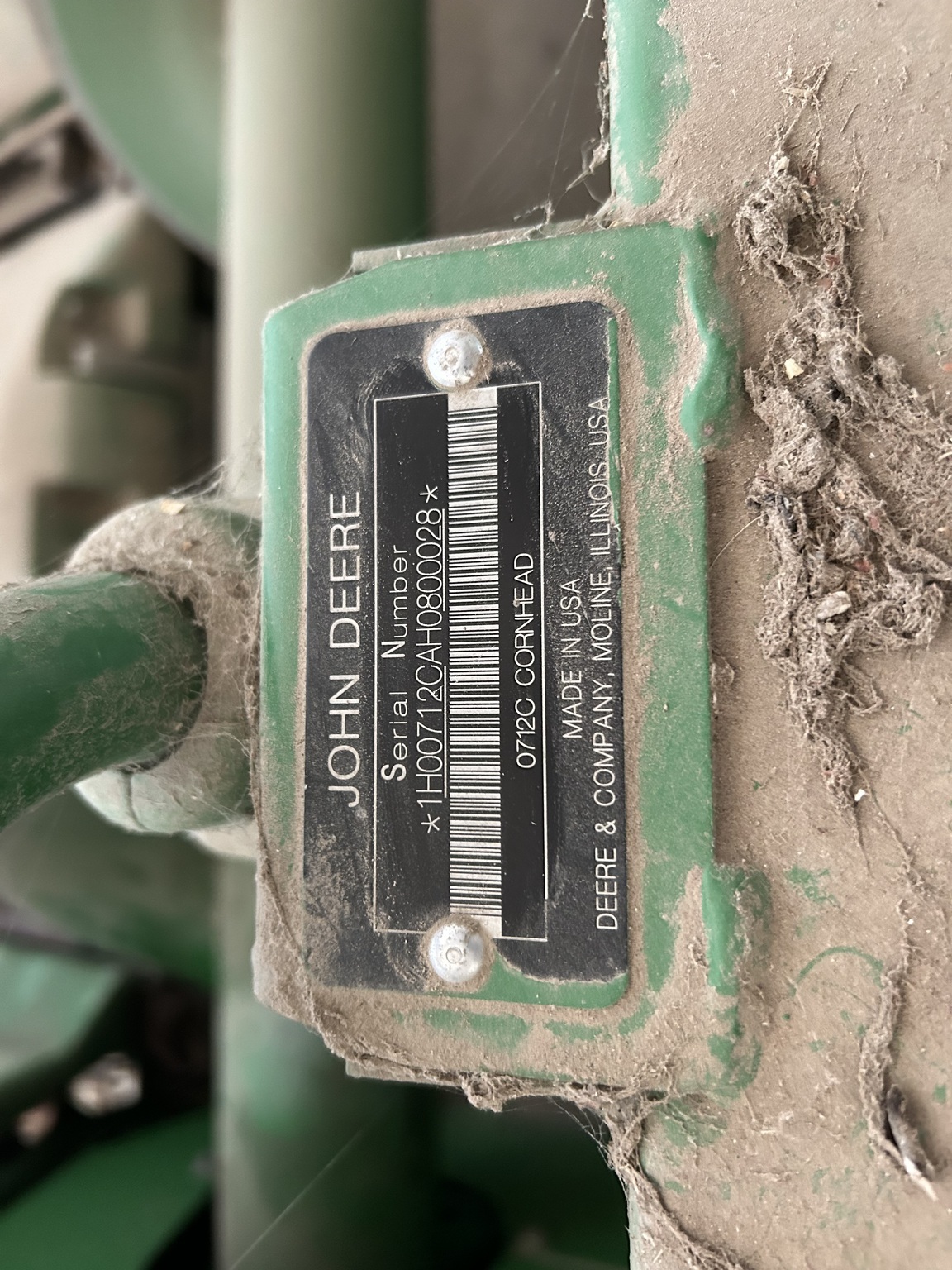 2018 John Deere 712C Corn Head
