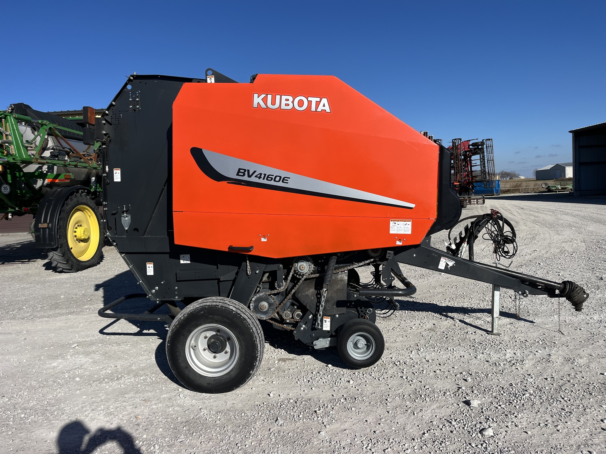2017 Kubota BV4160E Round Baler