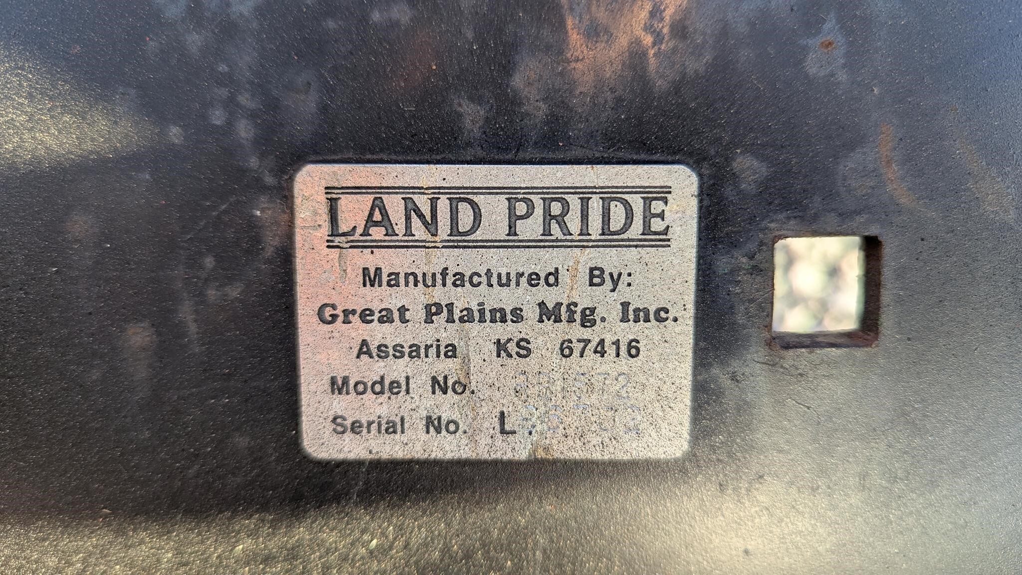  Land Pride RB1572 Blade