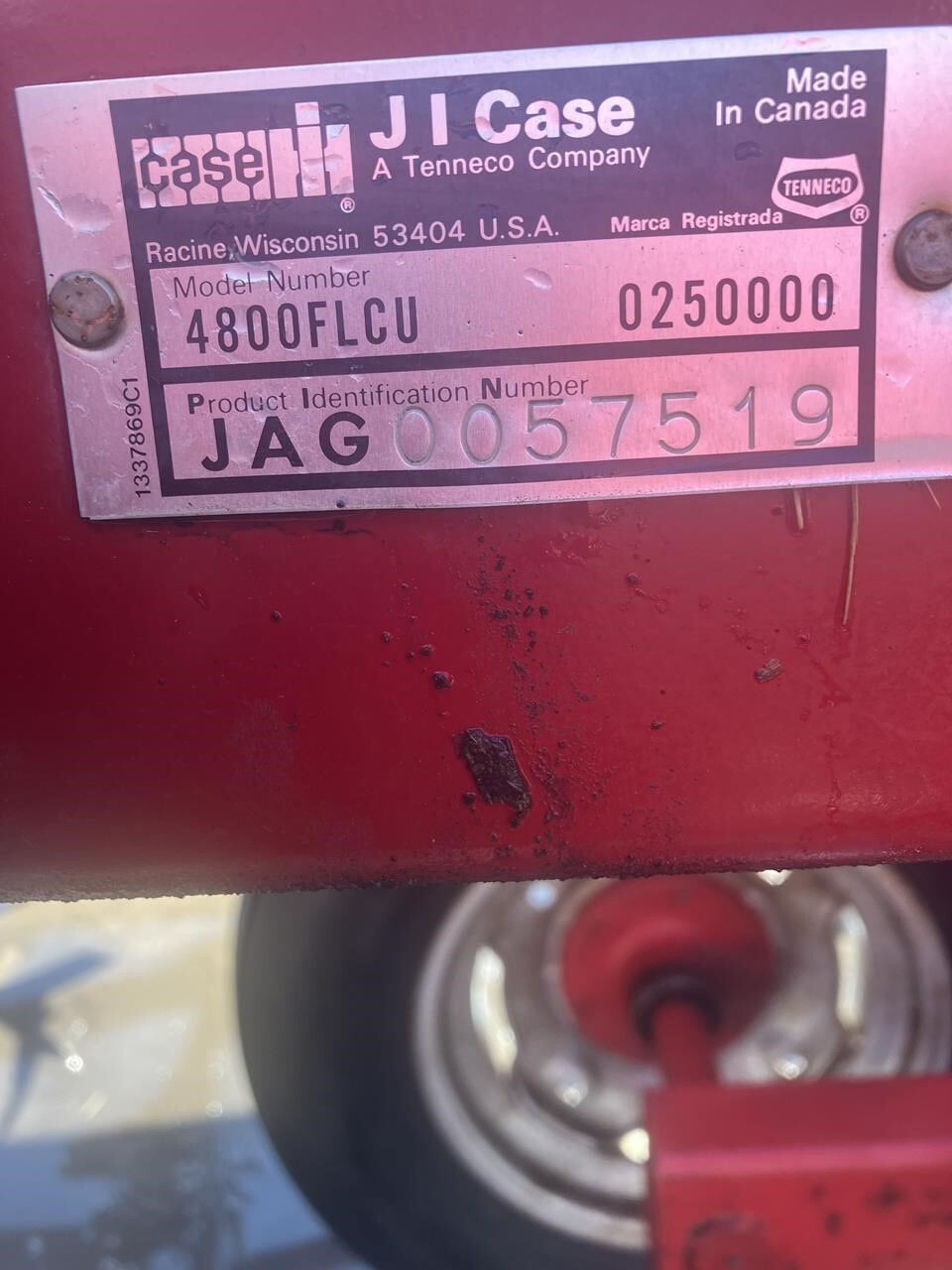 1998 Case IH 4800 Field Cultivator