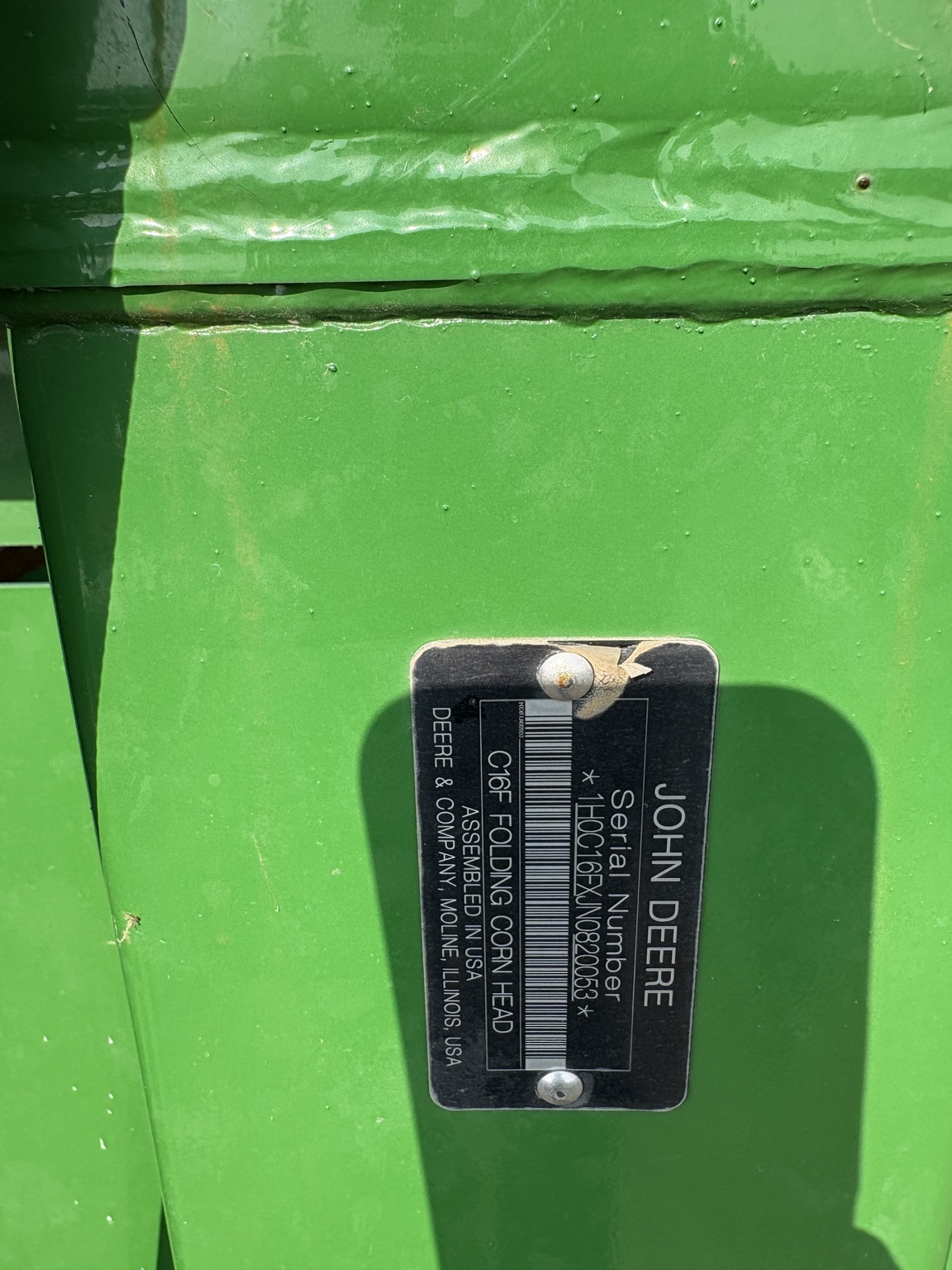 2022 John Deere C16F Corn Head
