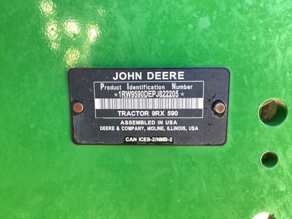 2023 John Deere 9RX 590 Tractor
