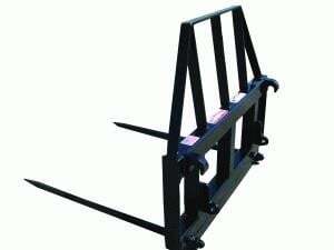 2024 BaleMaster 2 Prong Bale Spear Loader and Skid Steer Attachment