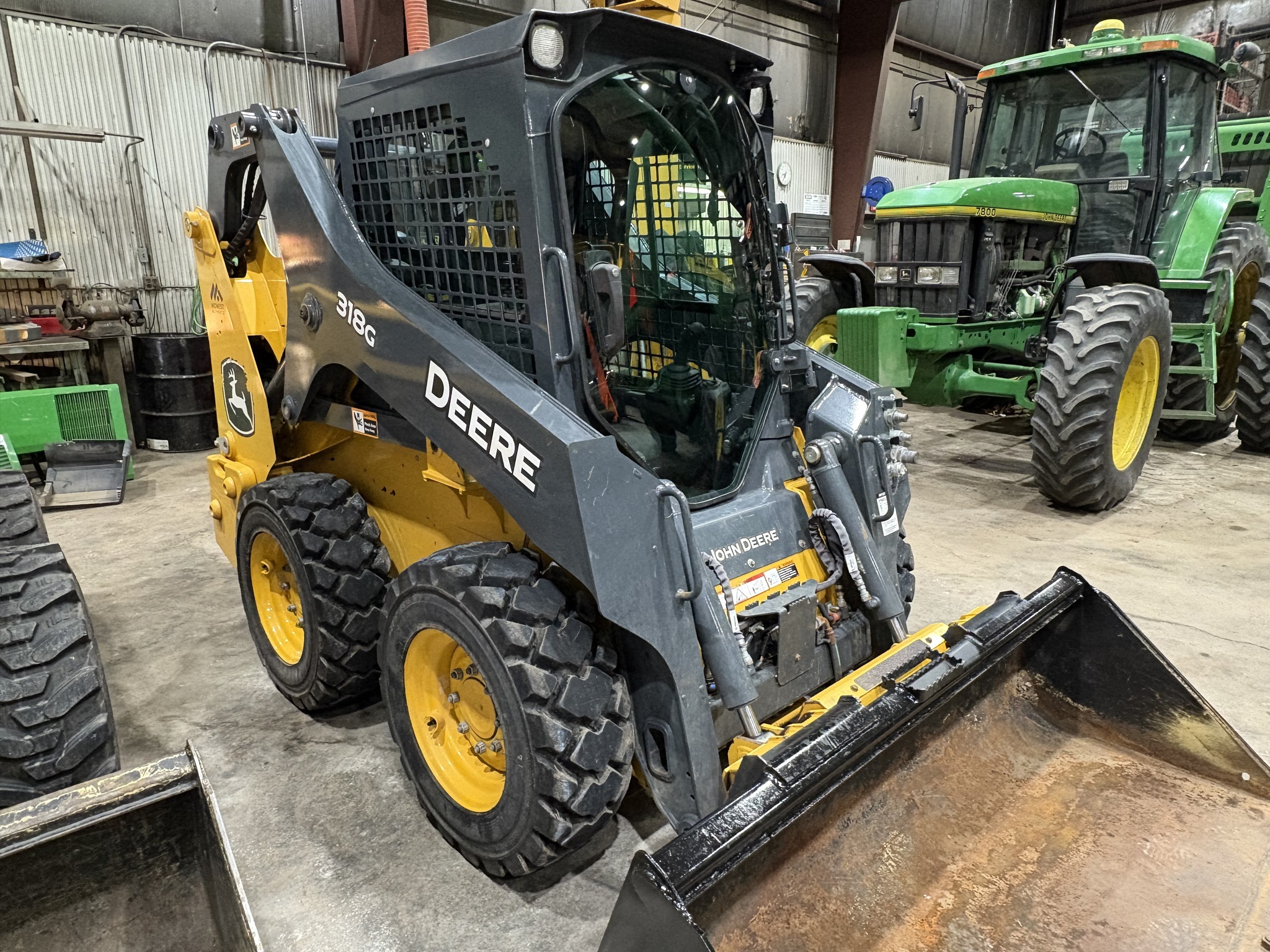 2024 Deere 318G Skid Steer