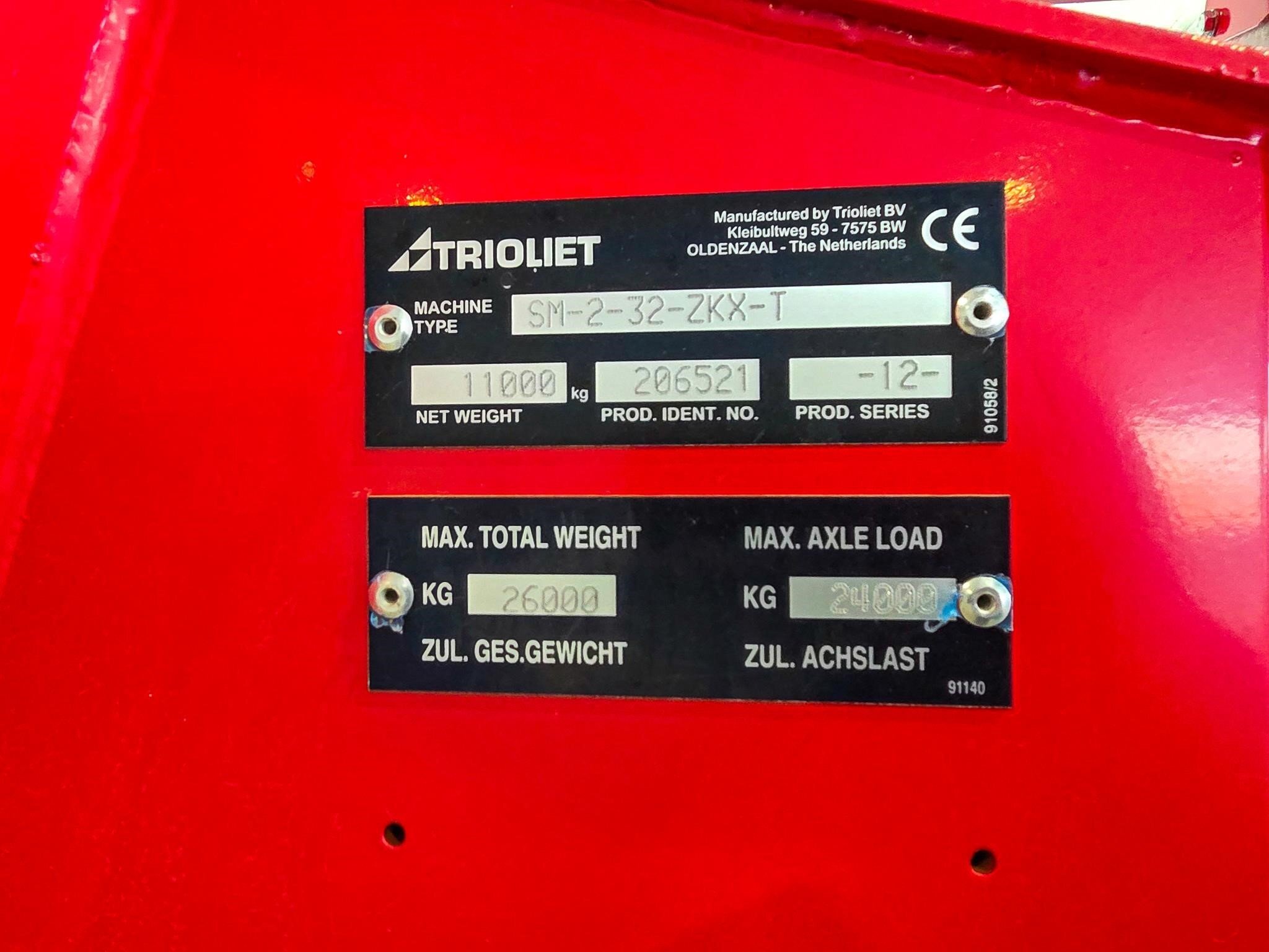 2023 Trioliet Solomix 2-3200 Grinders and Mixer