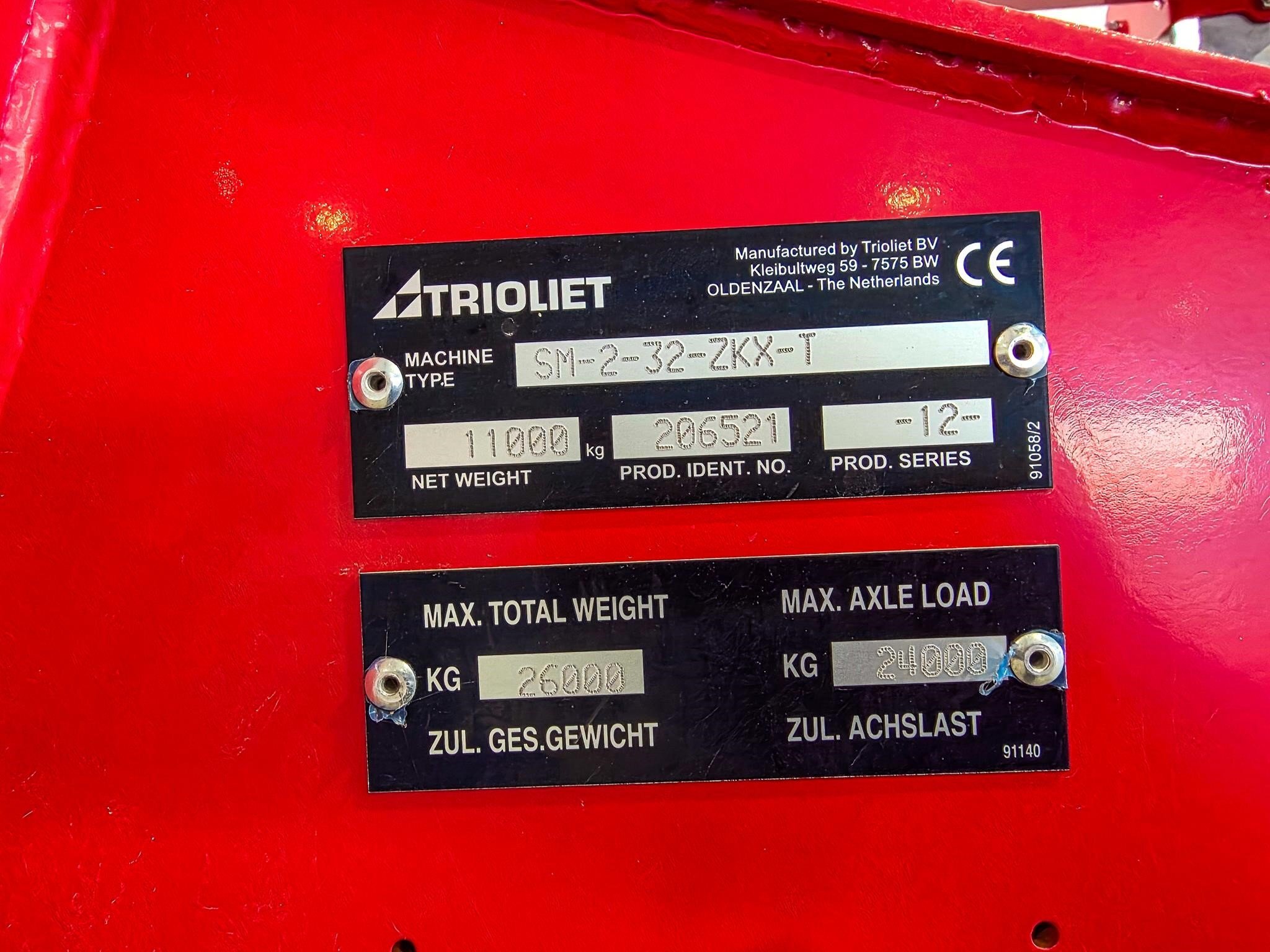 2023 Trioliet Solomix 2-3200 Grinders and Mixer