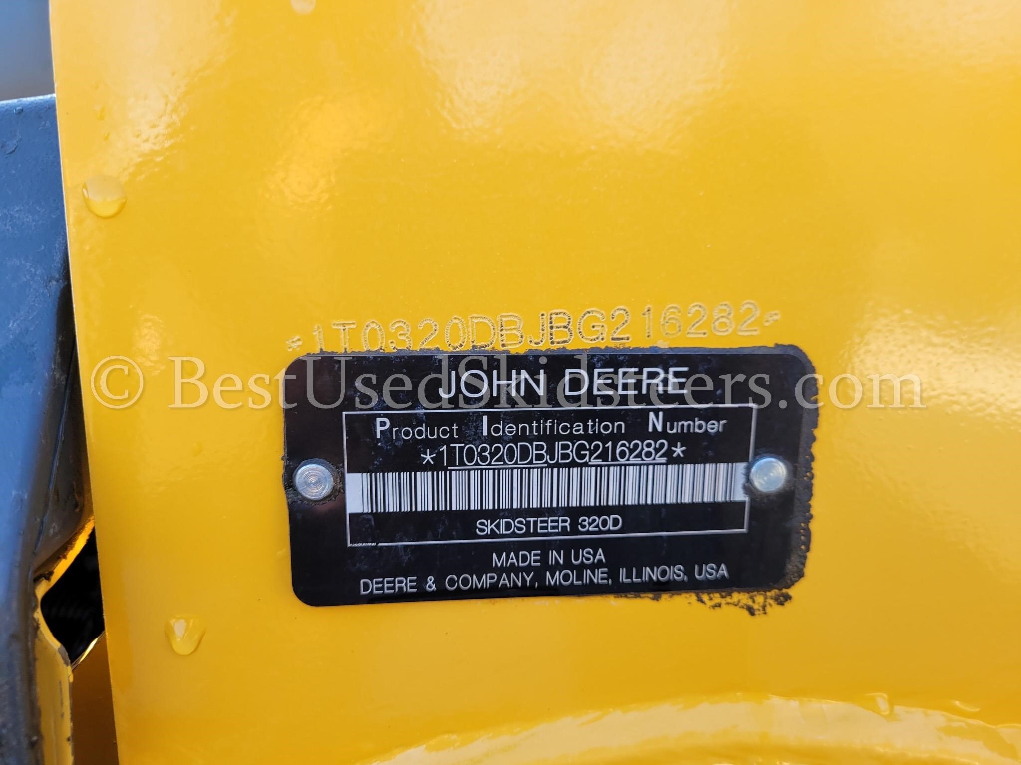 2011 Deere 320D Skid Steer