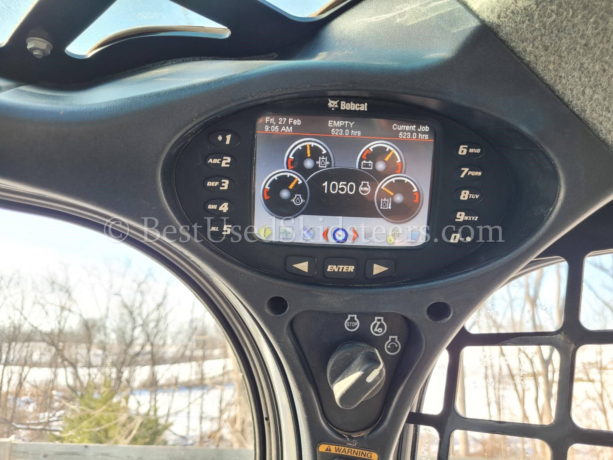 2018 Bobcat T870 Skid Steer