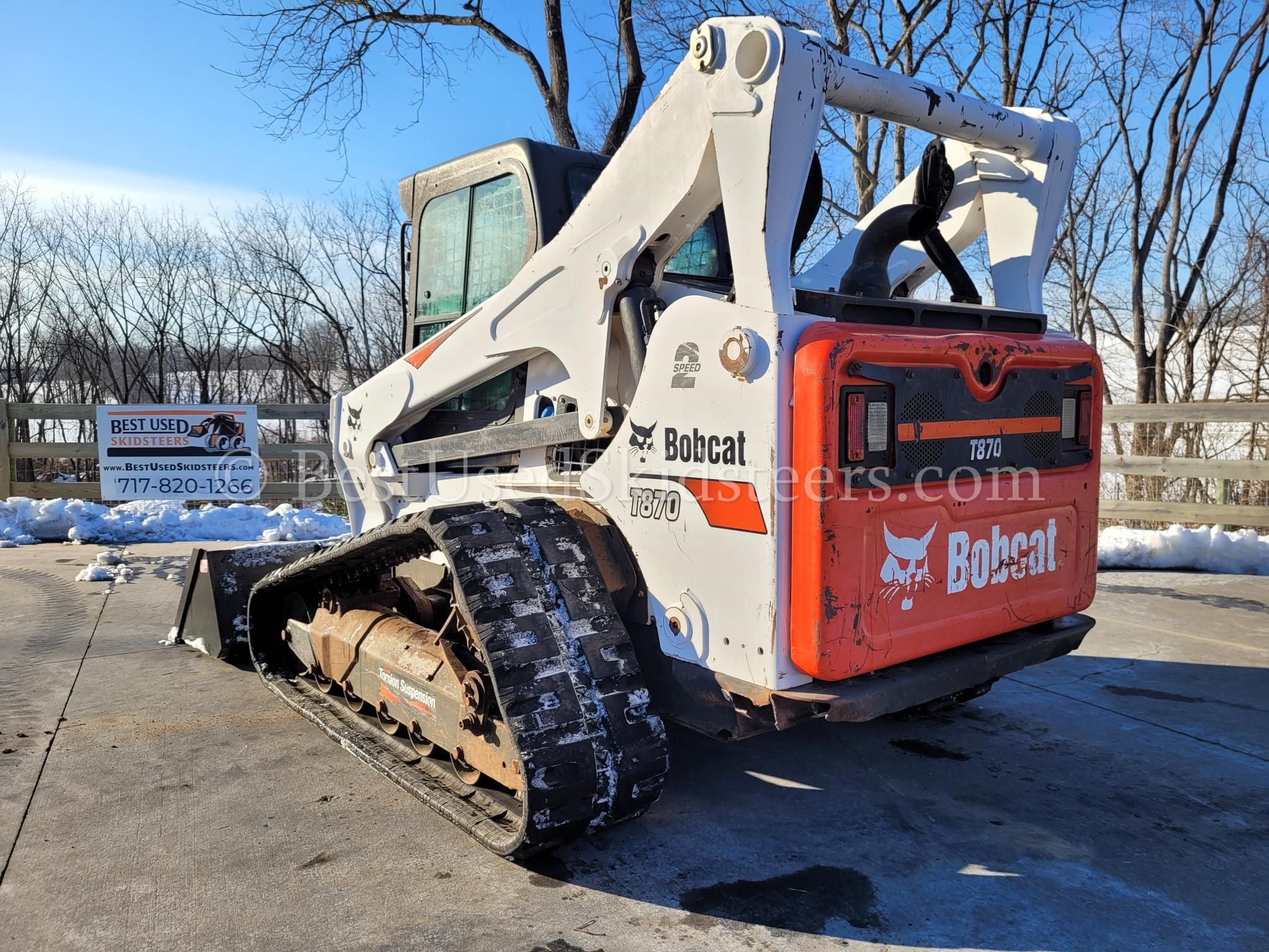2018 Bobcat T870 Skid Steer
