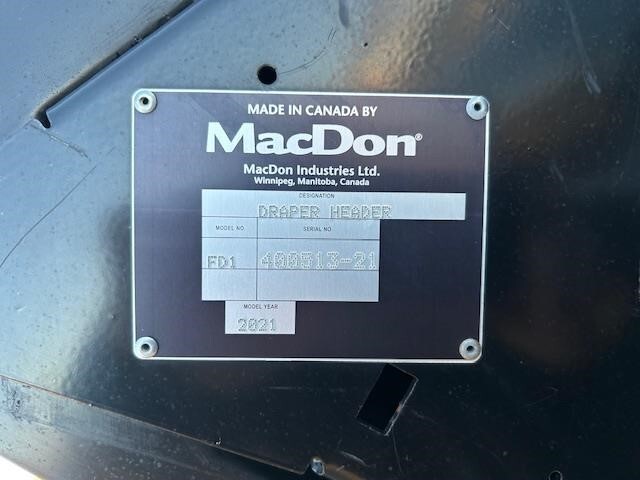 2021 MacDon FD140 Platform