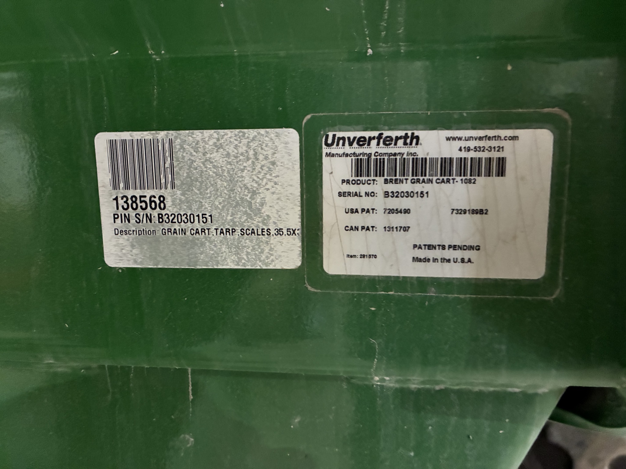 2013 Brent 1082 Grain Cart