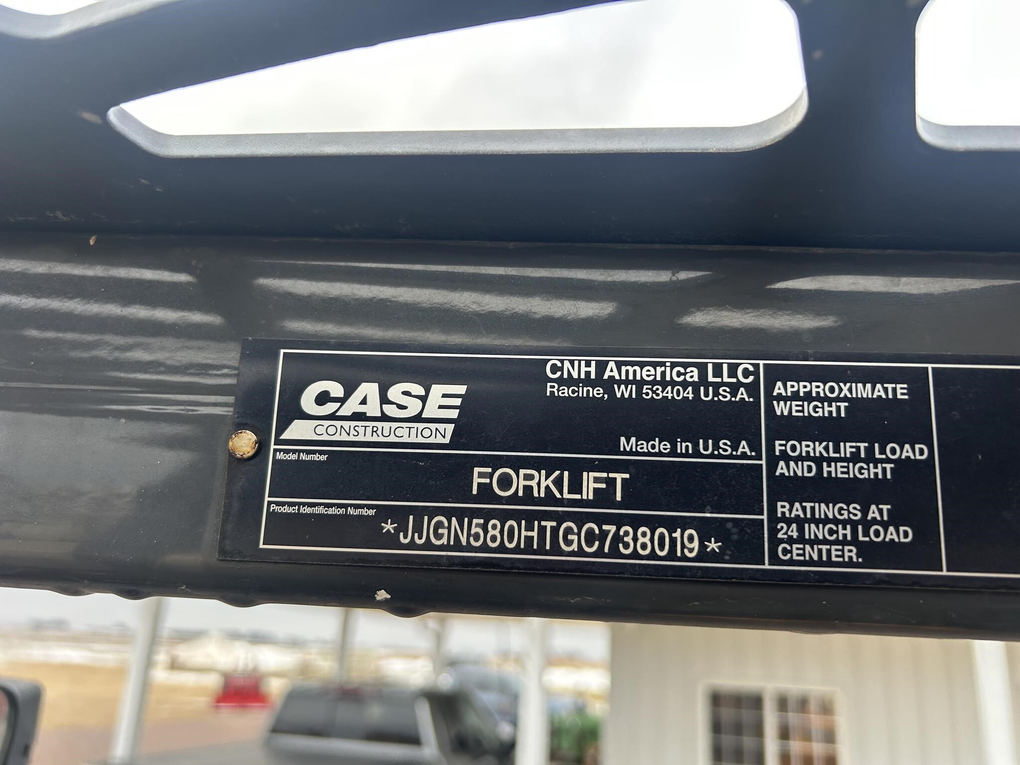 2017 Case 586H Forklift