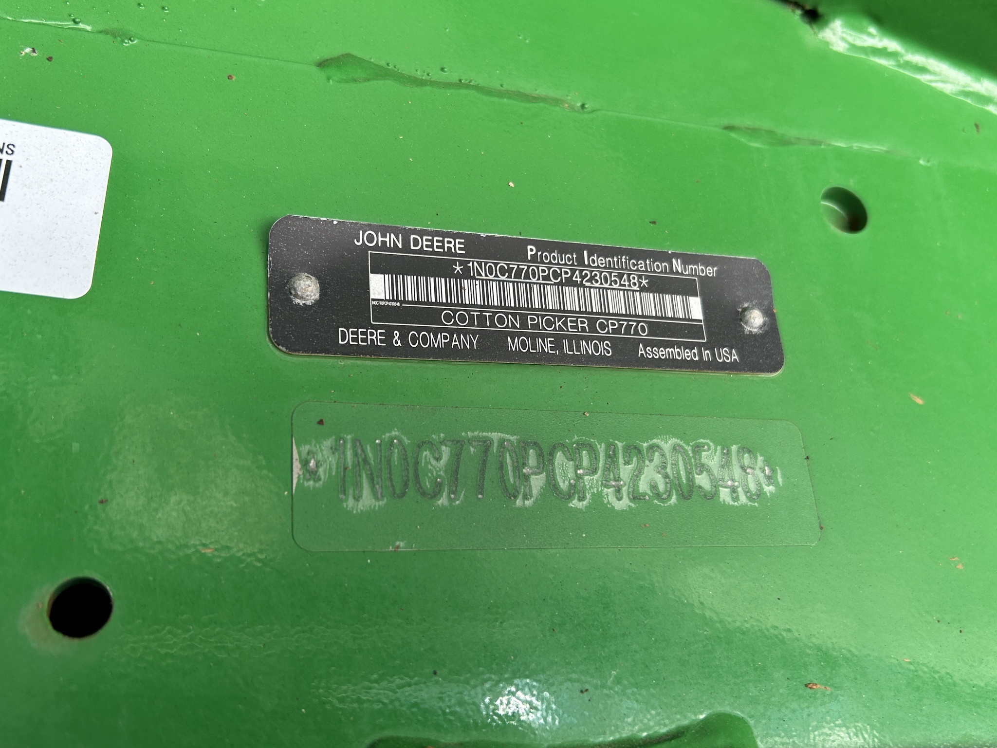 2023 John Deere CP770 Cotton Equipment