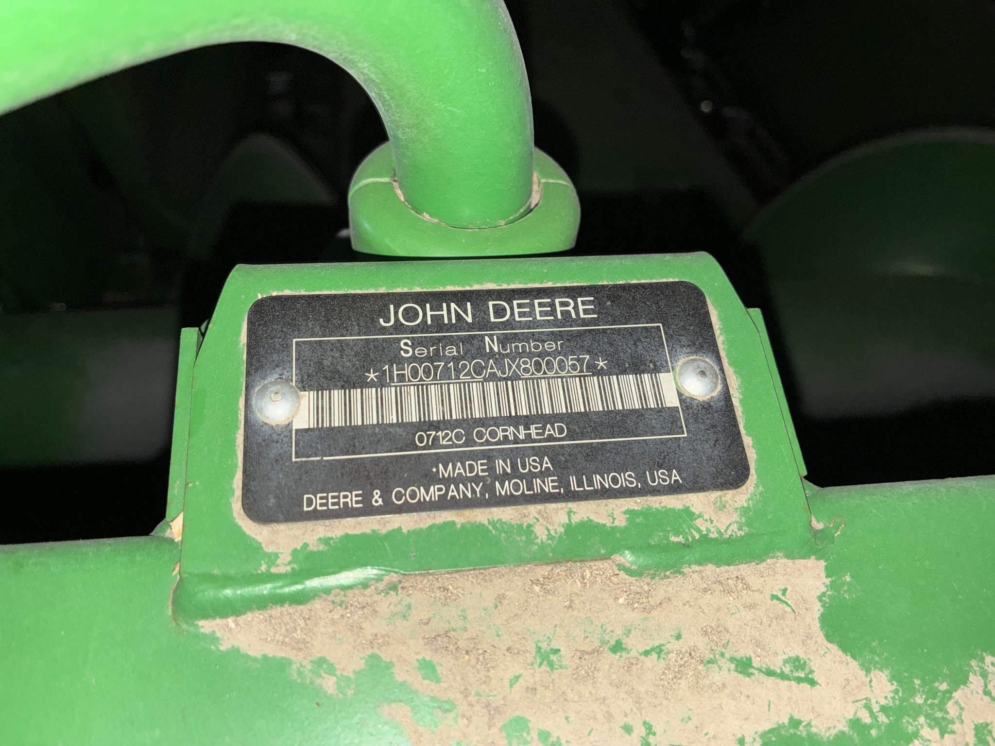 2018 John Deere 712C Corn Head