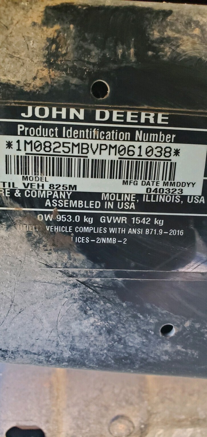 2023 John Deere 825M ATVs and Utility Vehicle