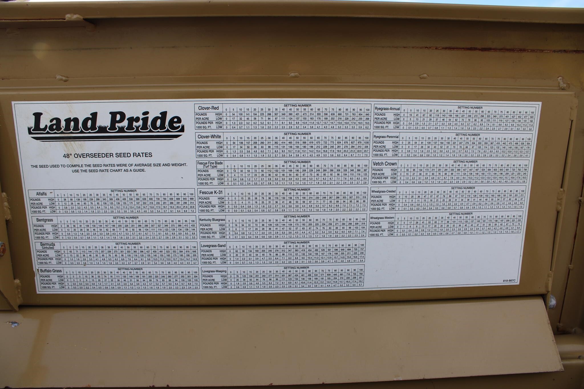  Land Pride OS1548 Drill