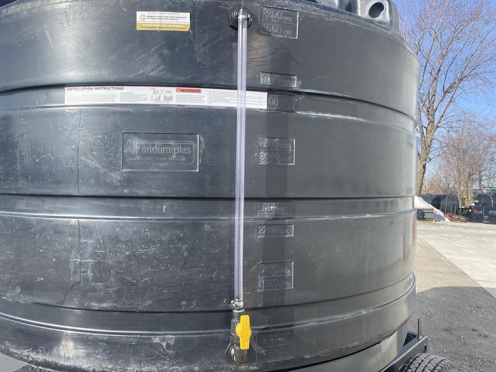 2026 Enduraplas CB1200 Tank - $11,350 | Machinery Pete