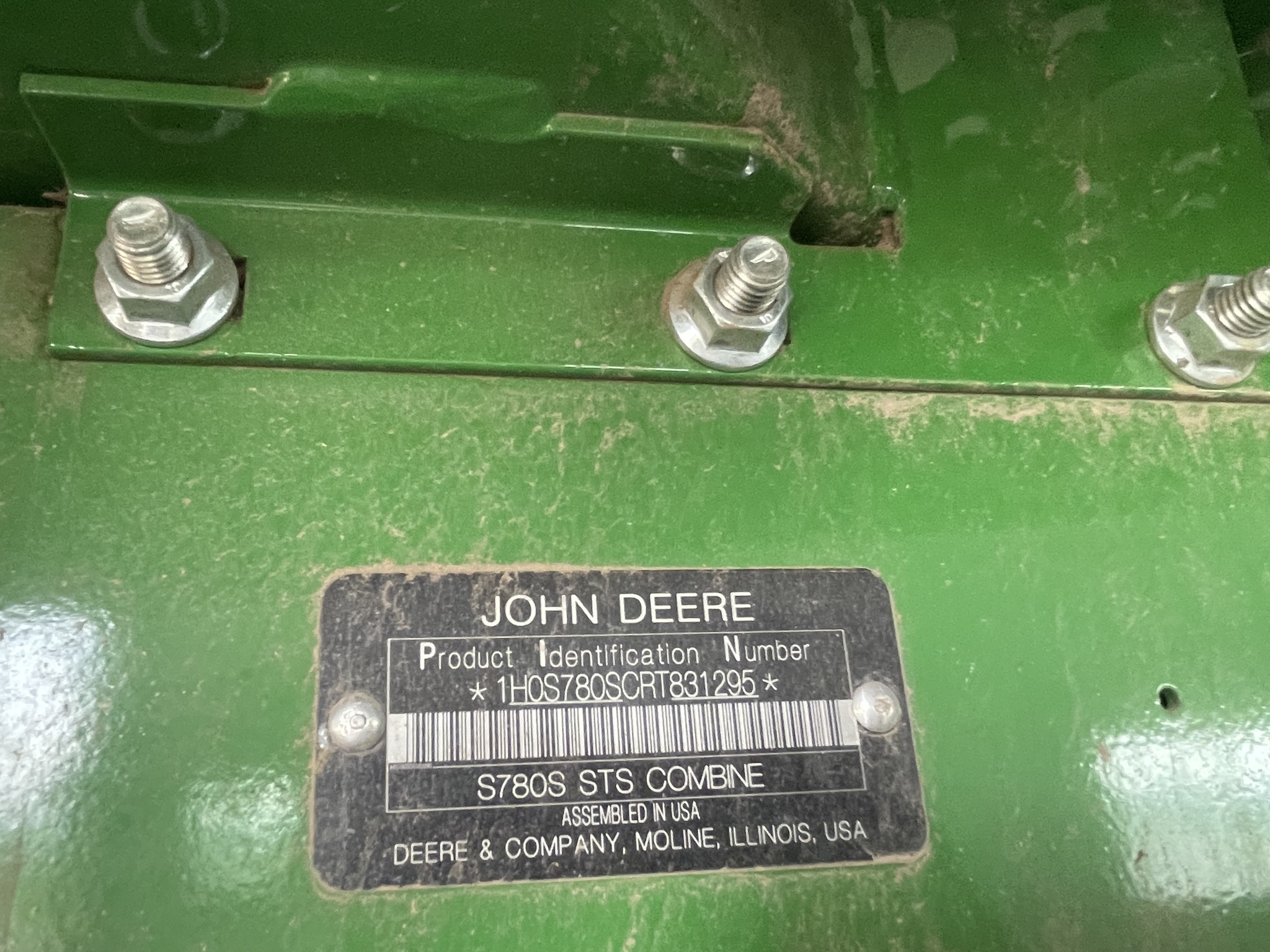 2024 John Deere S780 Combine