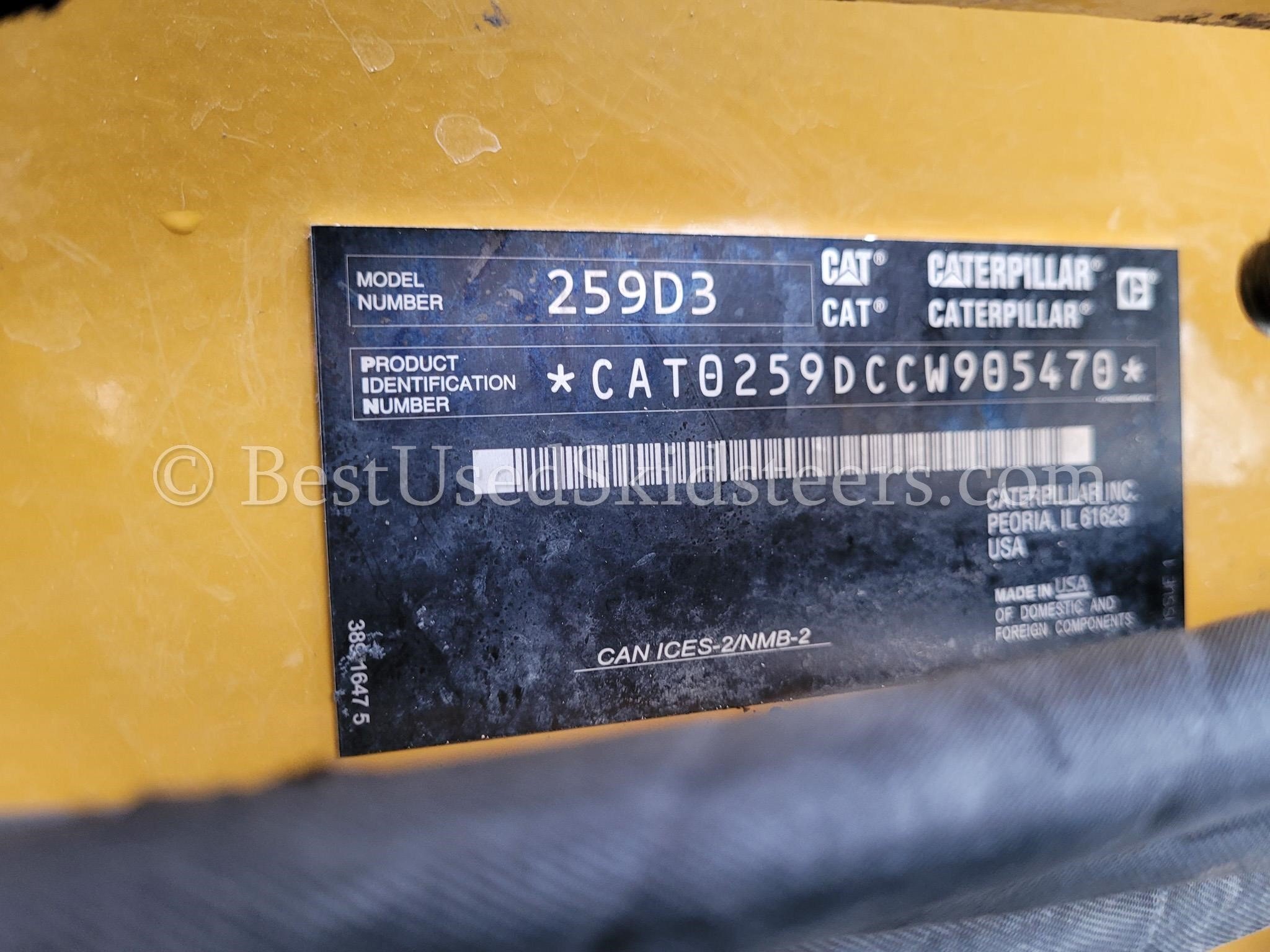 2020 Caterpillar 259D3 Skid Steer