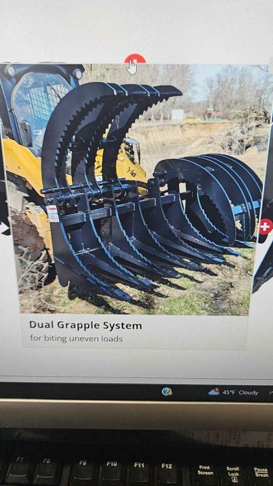  Jenkins 76" SUPER DUTY BRUSH GRAPPLE Loader and Skid Steer Attachment