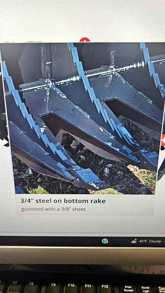  Jenkins 76" SUPER DUTY BRUSH GRAPPLE Loader and Skid Steer Attachment