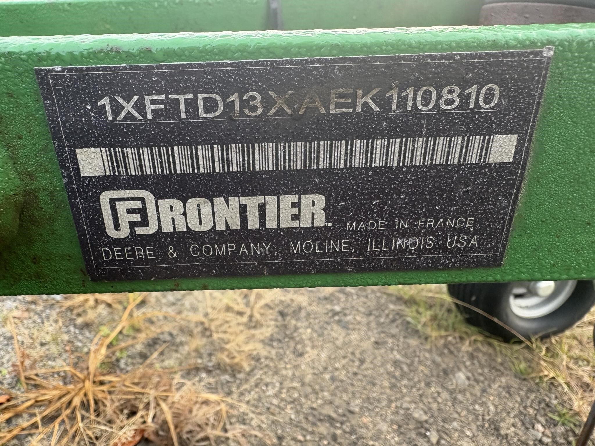 2015 Frontier TD1316 Tedder