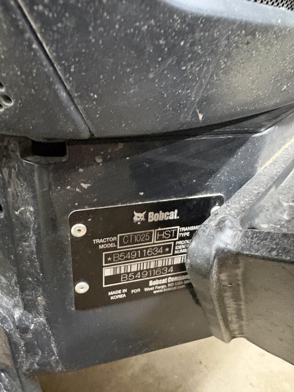 2021 Bobcat CT1025 Tractor