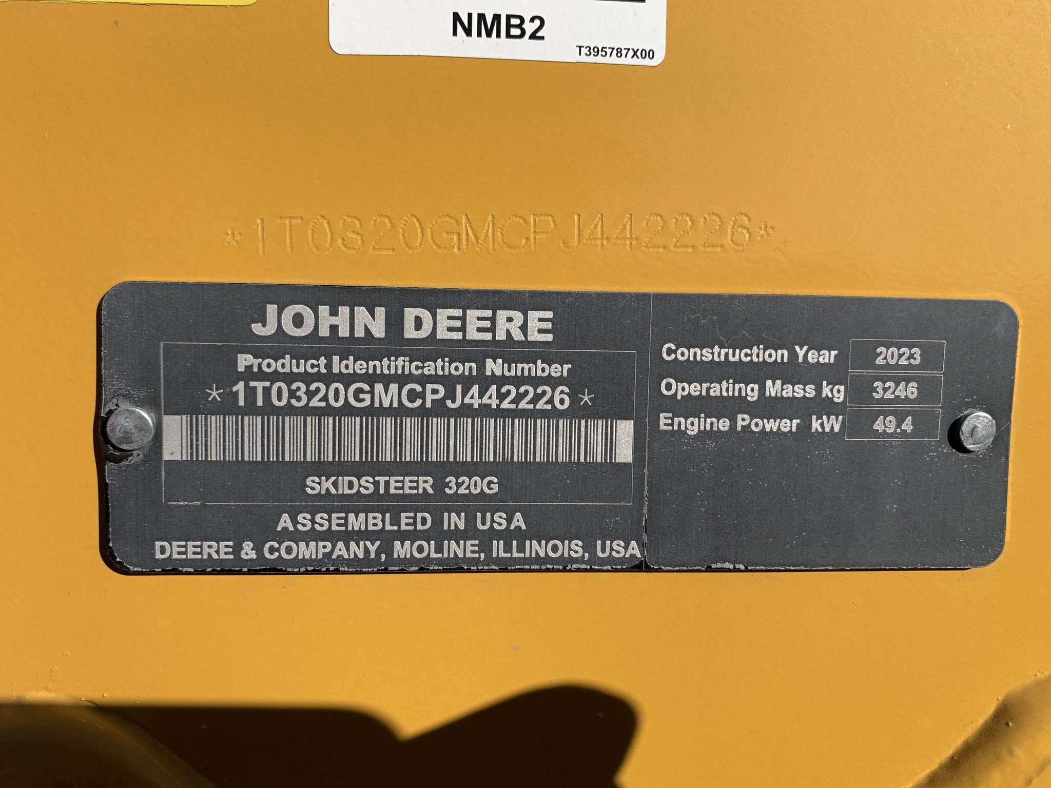 2023 Deere 320G Skid Steer