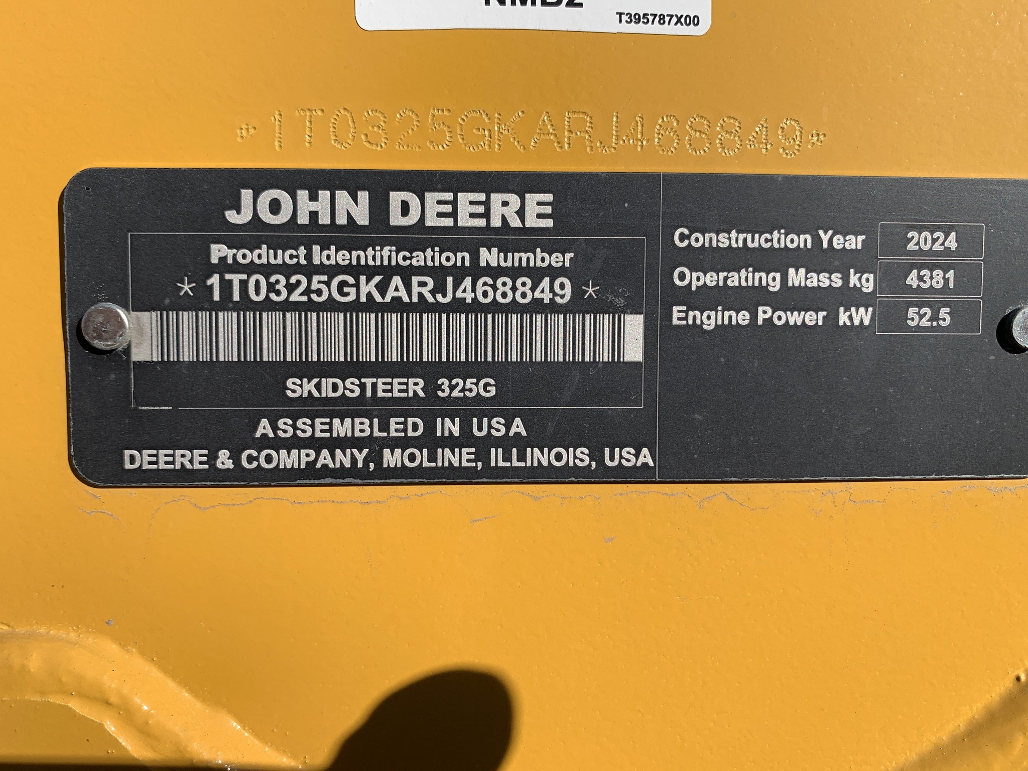 2024 Deere 325G Skid Steer