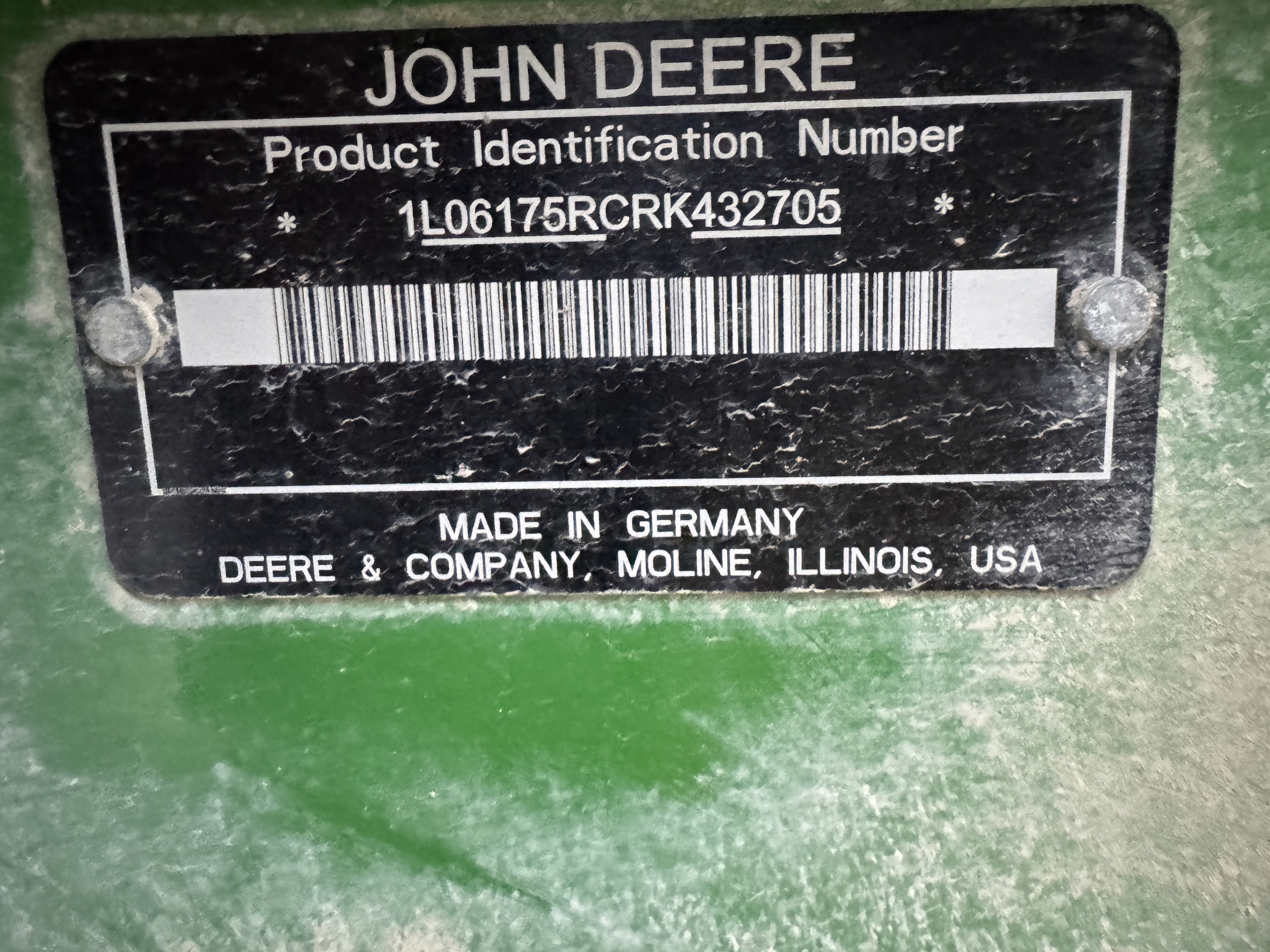 2024 John Deere 6R 175 Tractor