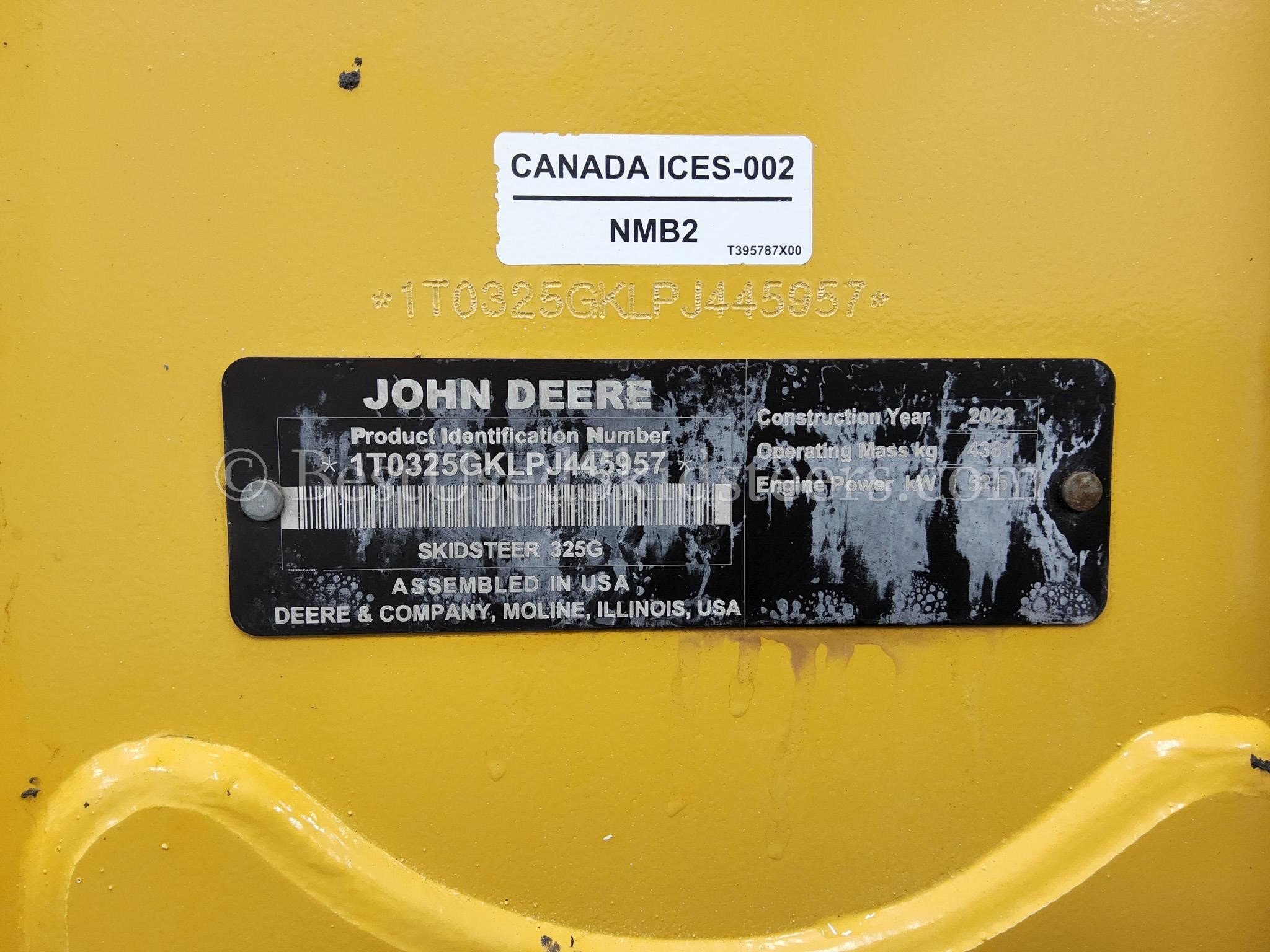 2023 Deere 325G Skid Steer