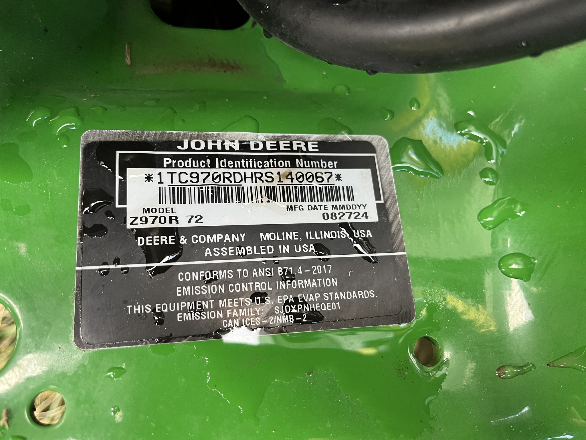 2024 John Deere Z970R Lawn Mower
