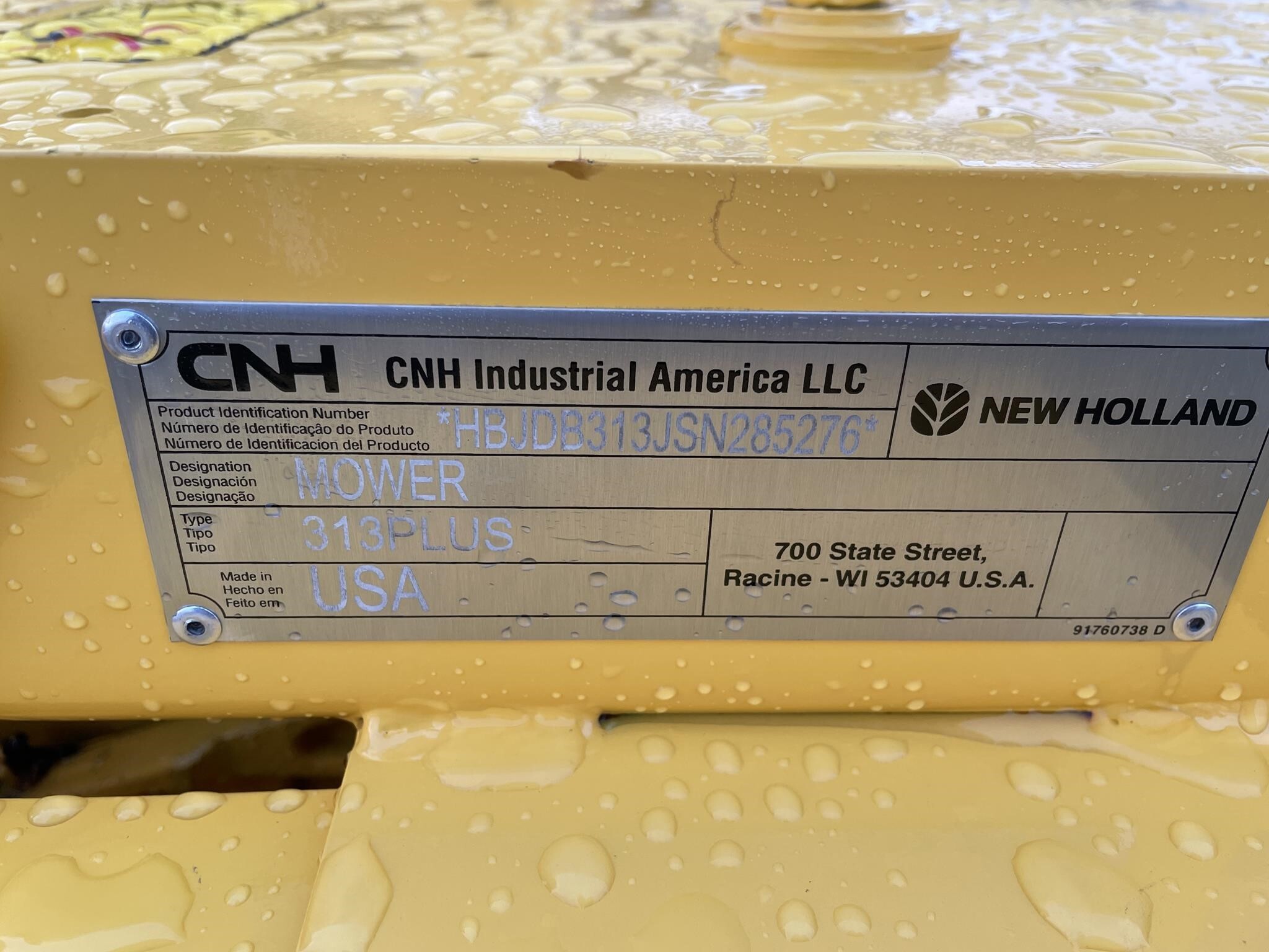 2026 New Holland DISCBINE 313 PLUS Mower Conditioner