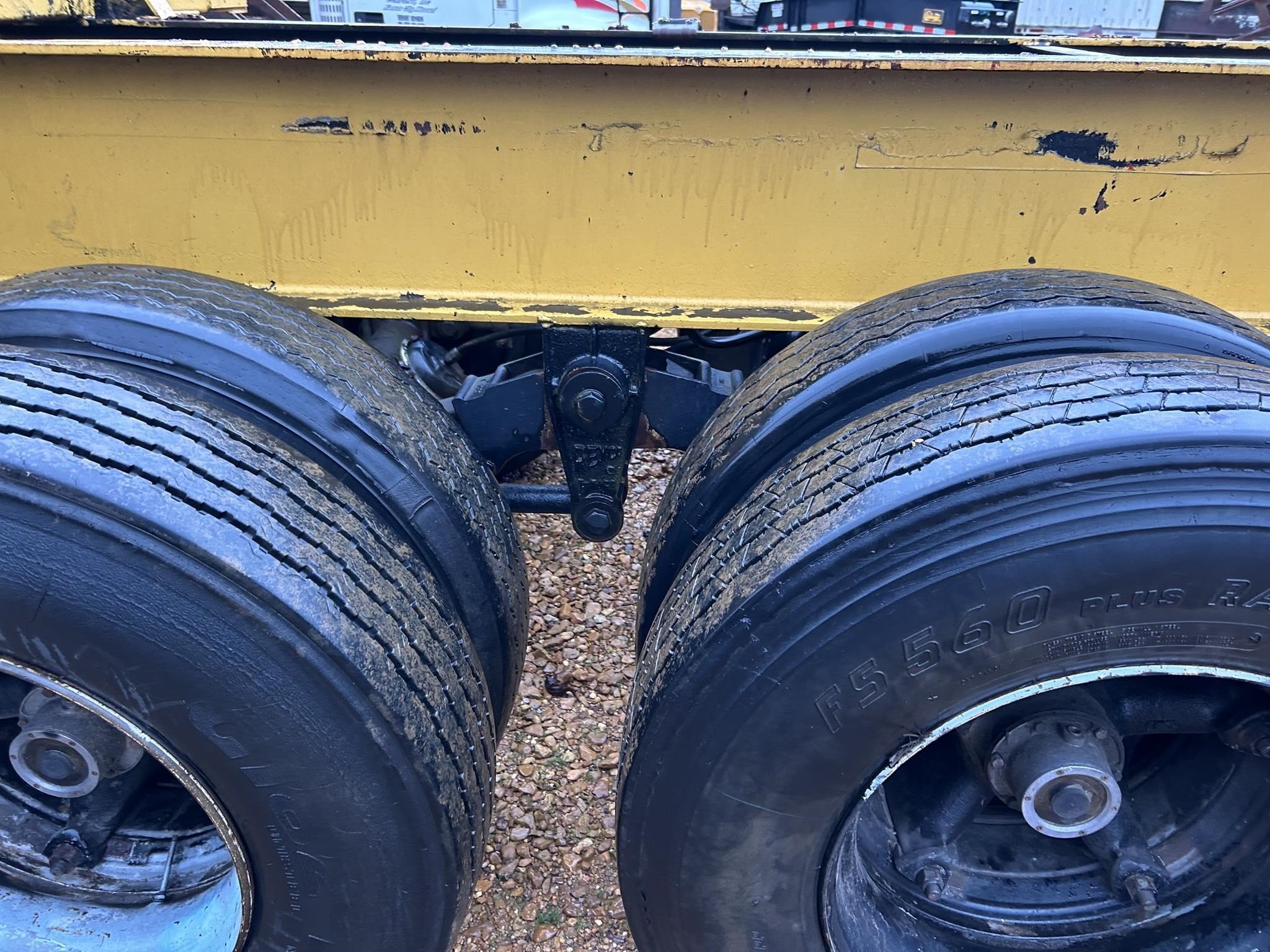 1981 Pitts 4 BOLSTER LOG TRAILER Forestry and Mining