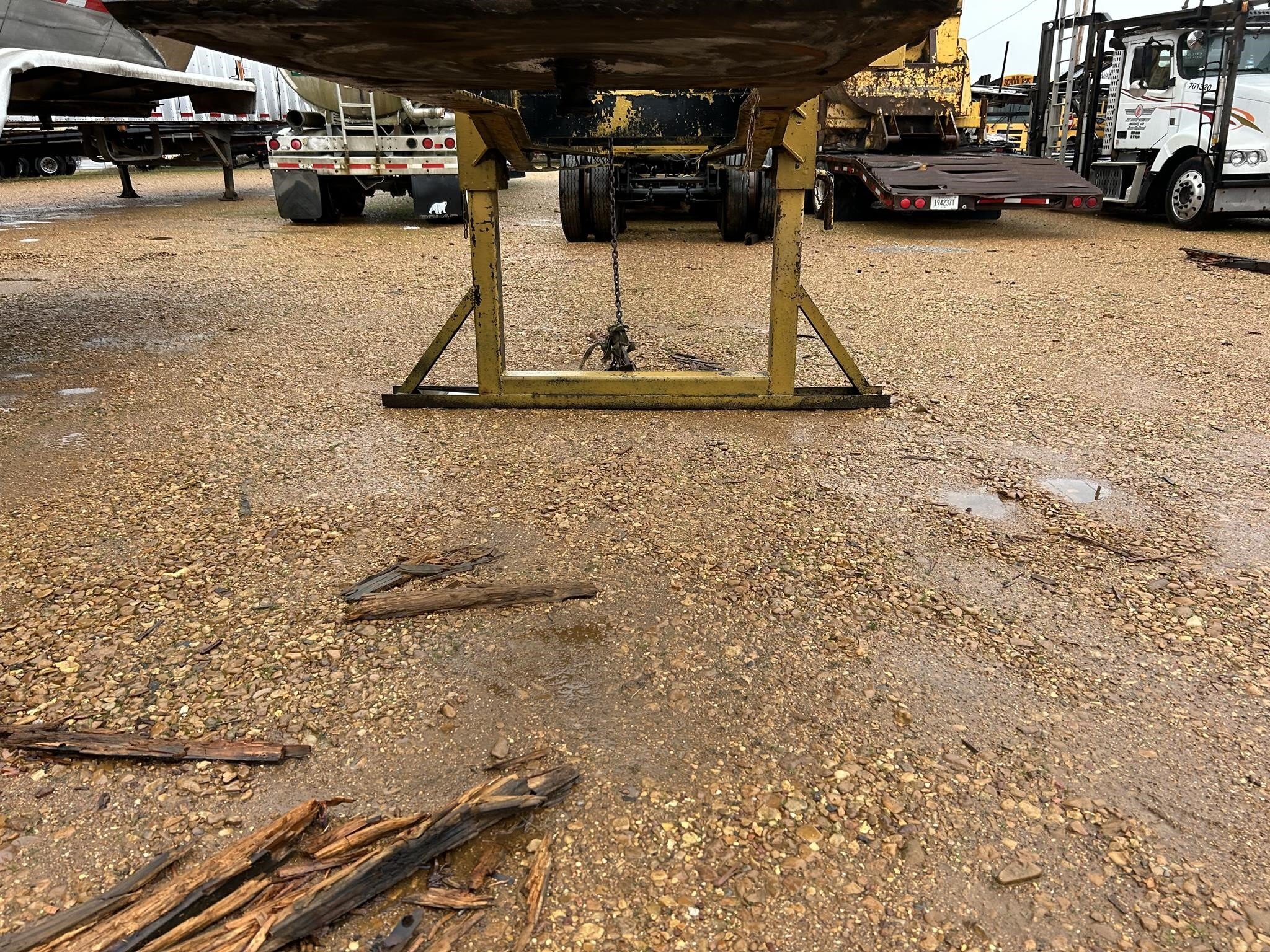 1981 Pitts 4 BOLSTER LOG TRAILER Forestry and Mining