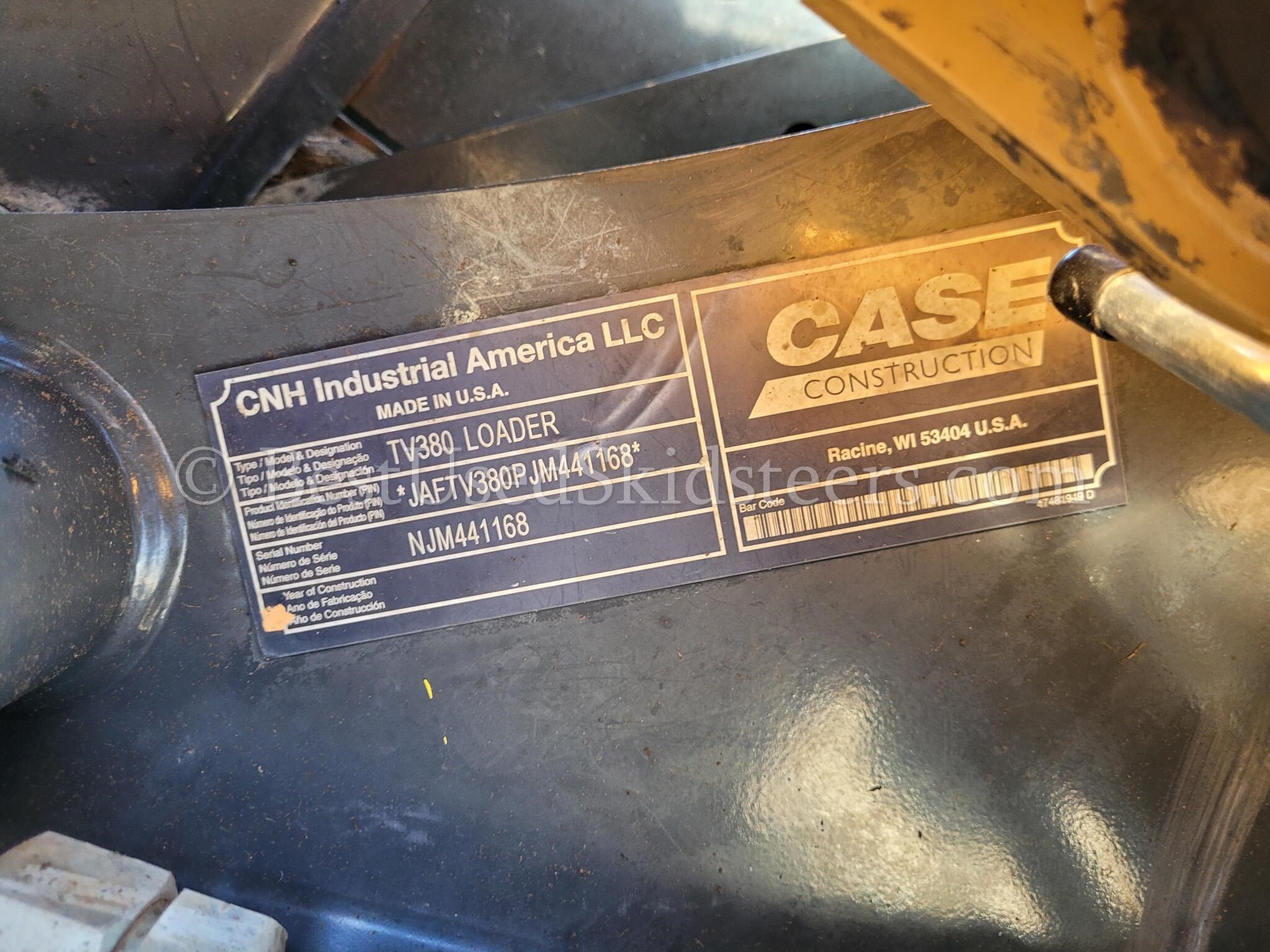 2018 Case TV380 Skid Steer