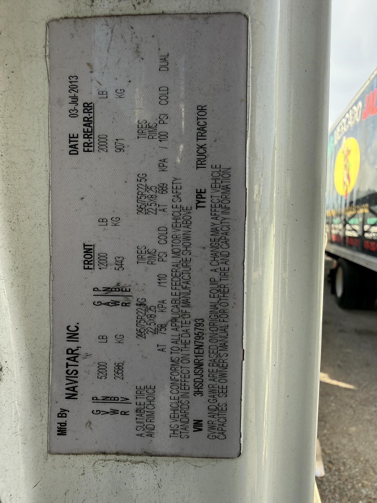 2014 International ProStar Semi Trucks/Trailer