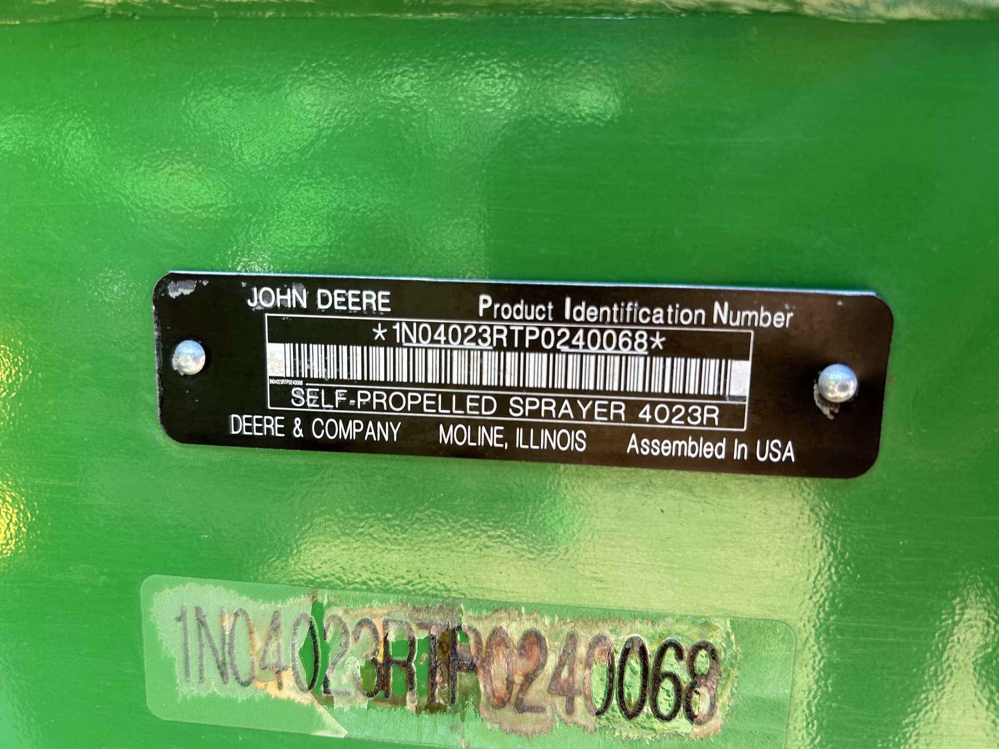 2024 John Deere R4023 Self-Propelled Sprayer