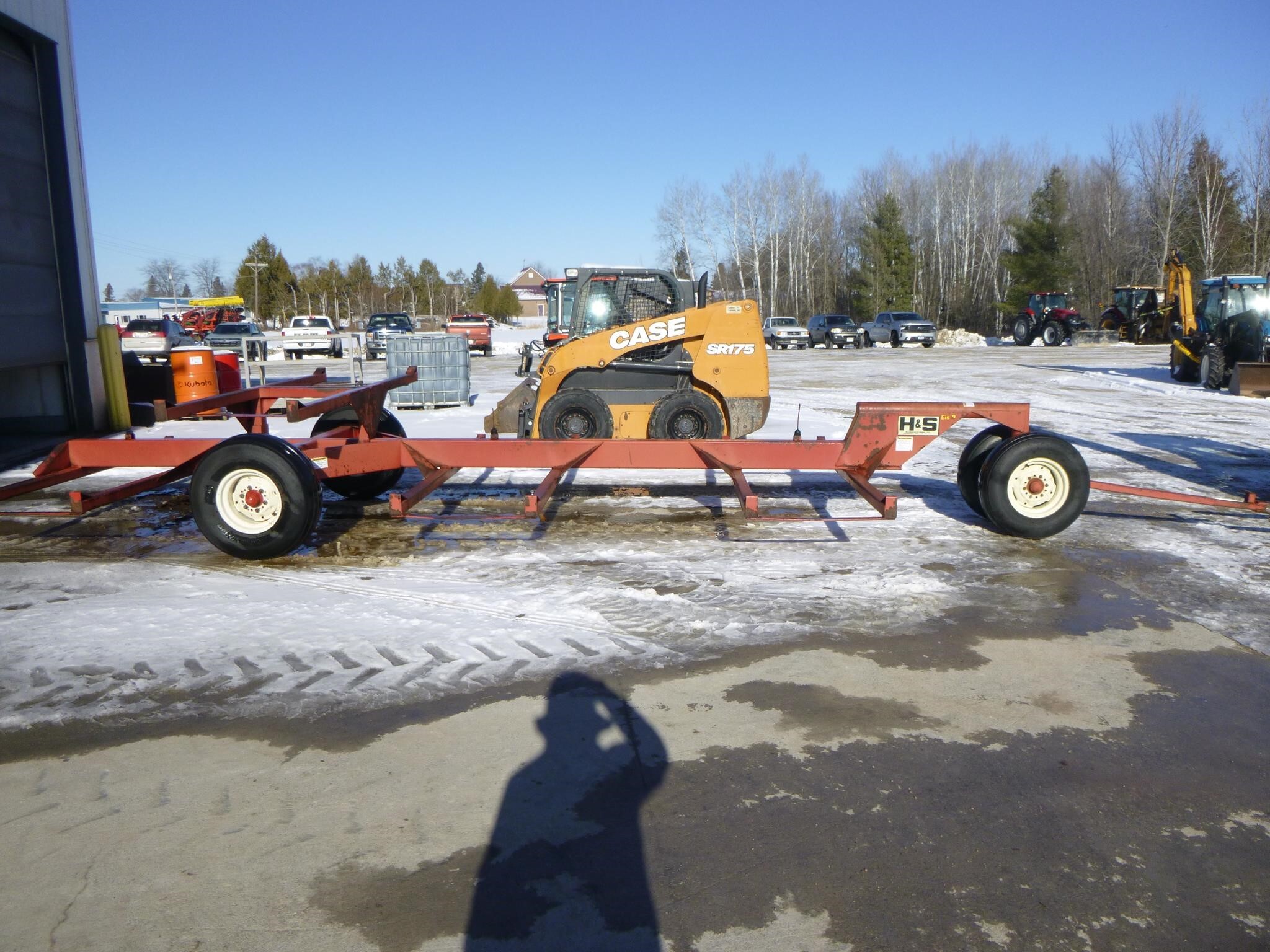  H & S BT8 Bale Wagons and Trailer