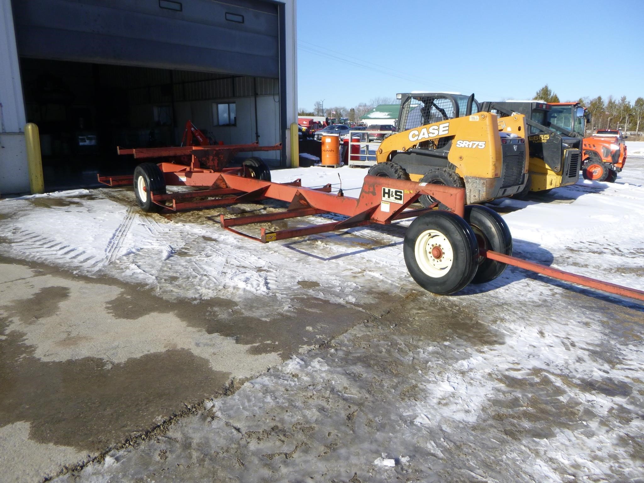  H & S BT8 Bale Wagons and Trailer