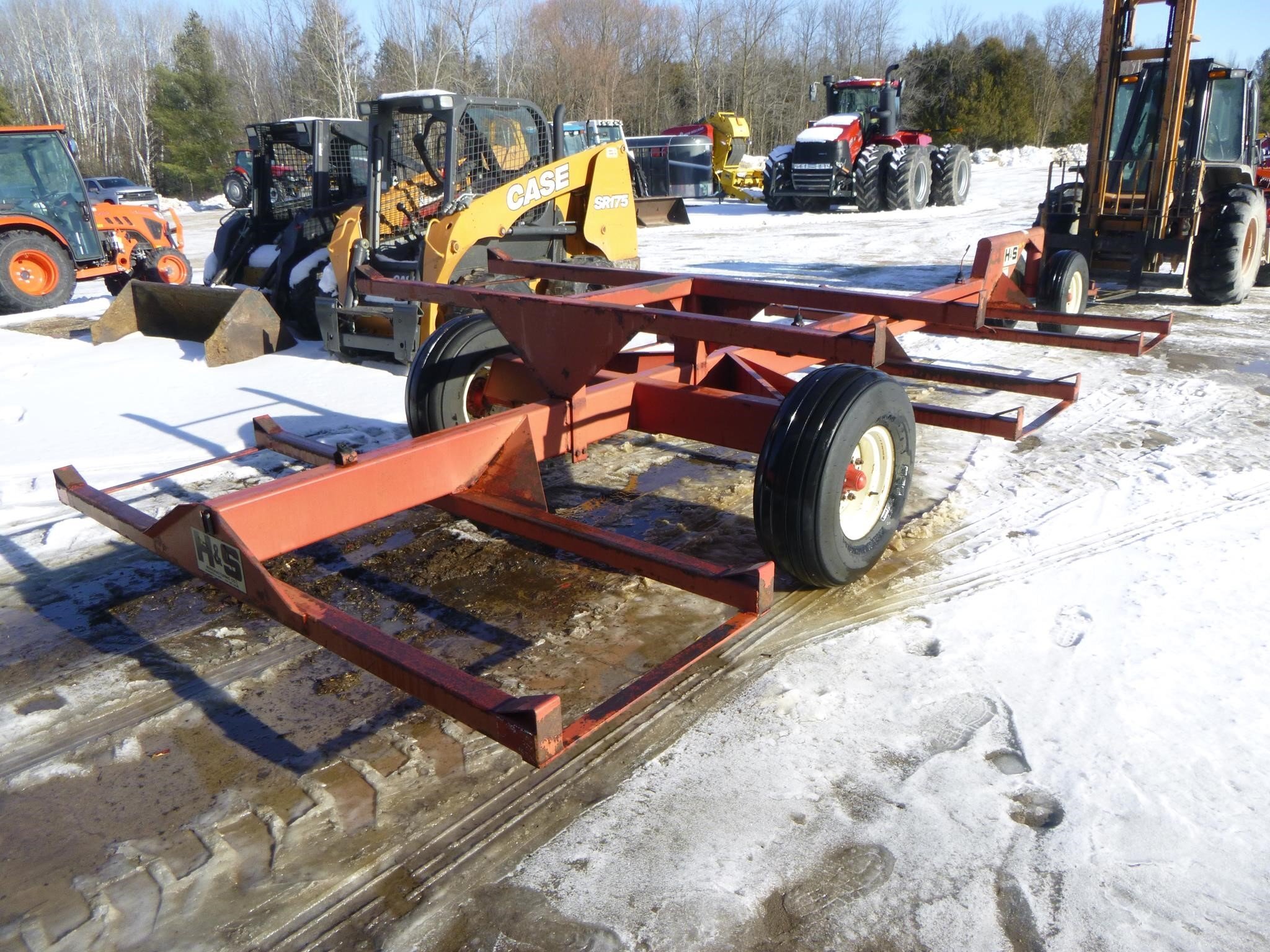  H & S BT8 Bale Wagons and Trailer