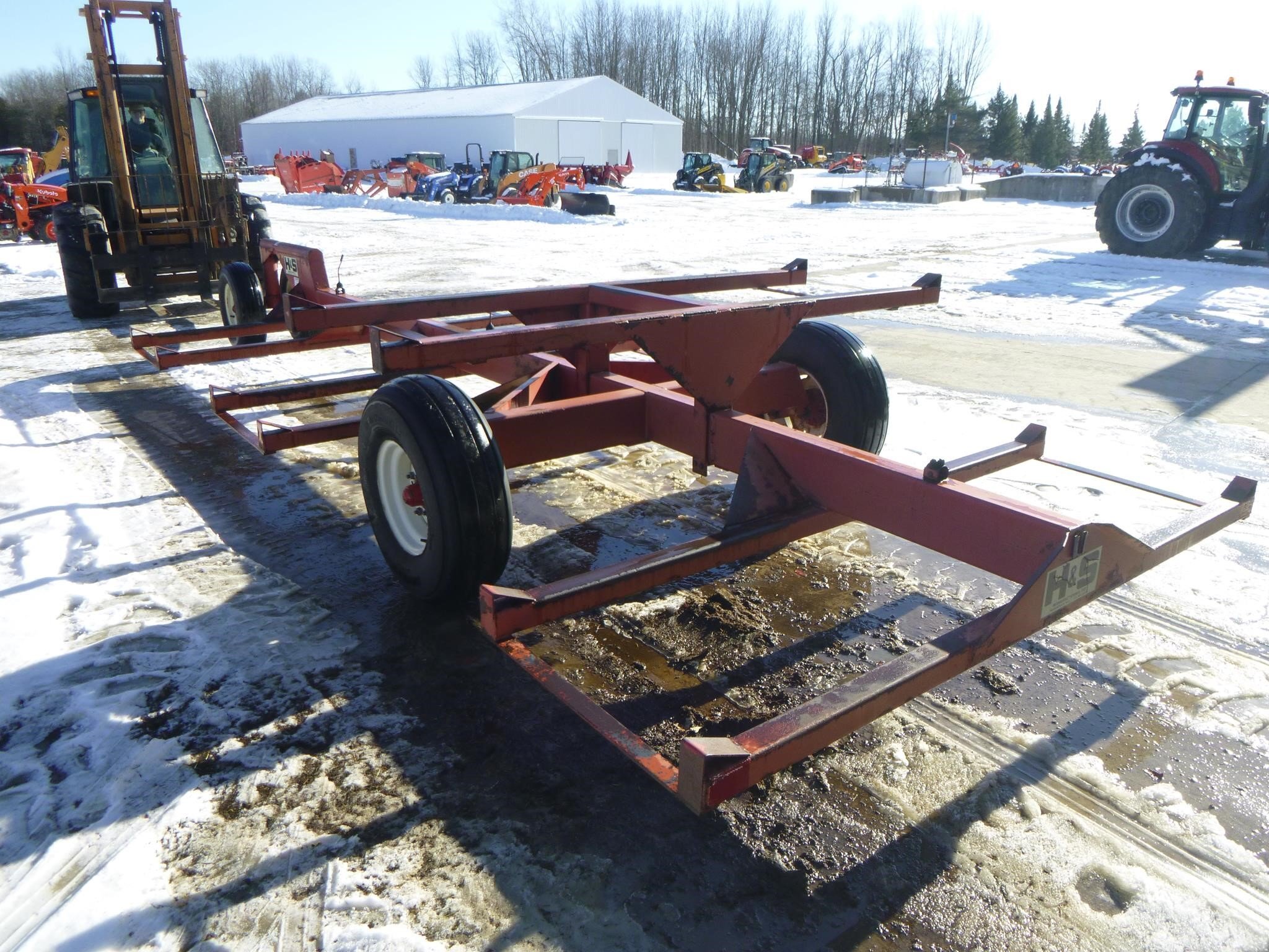 H & S BT8 Bale Wagons and Trailer