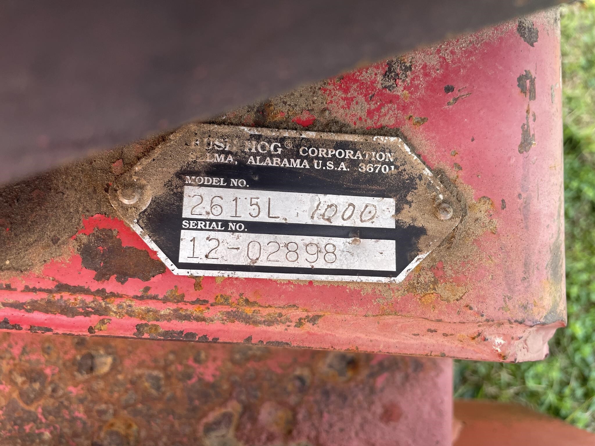  Bush Hog 2615L Rotary Cutter